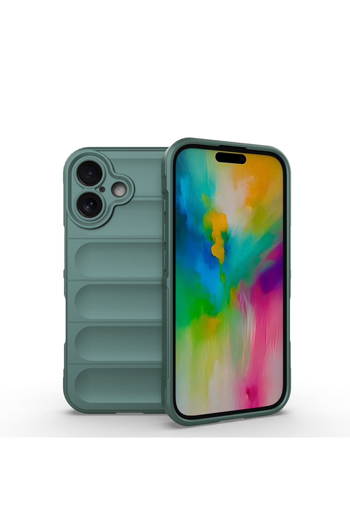 Coverzone iPhone 16 İle Uyumlu Kılıf TPU Oyuklu Arka Yüzey Z-Etnik Esnek O-tto Prime