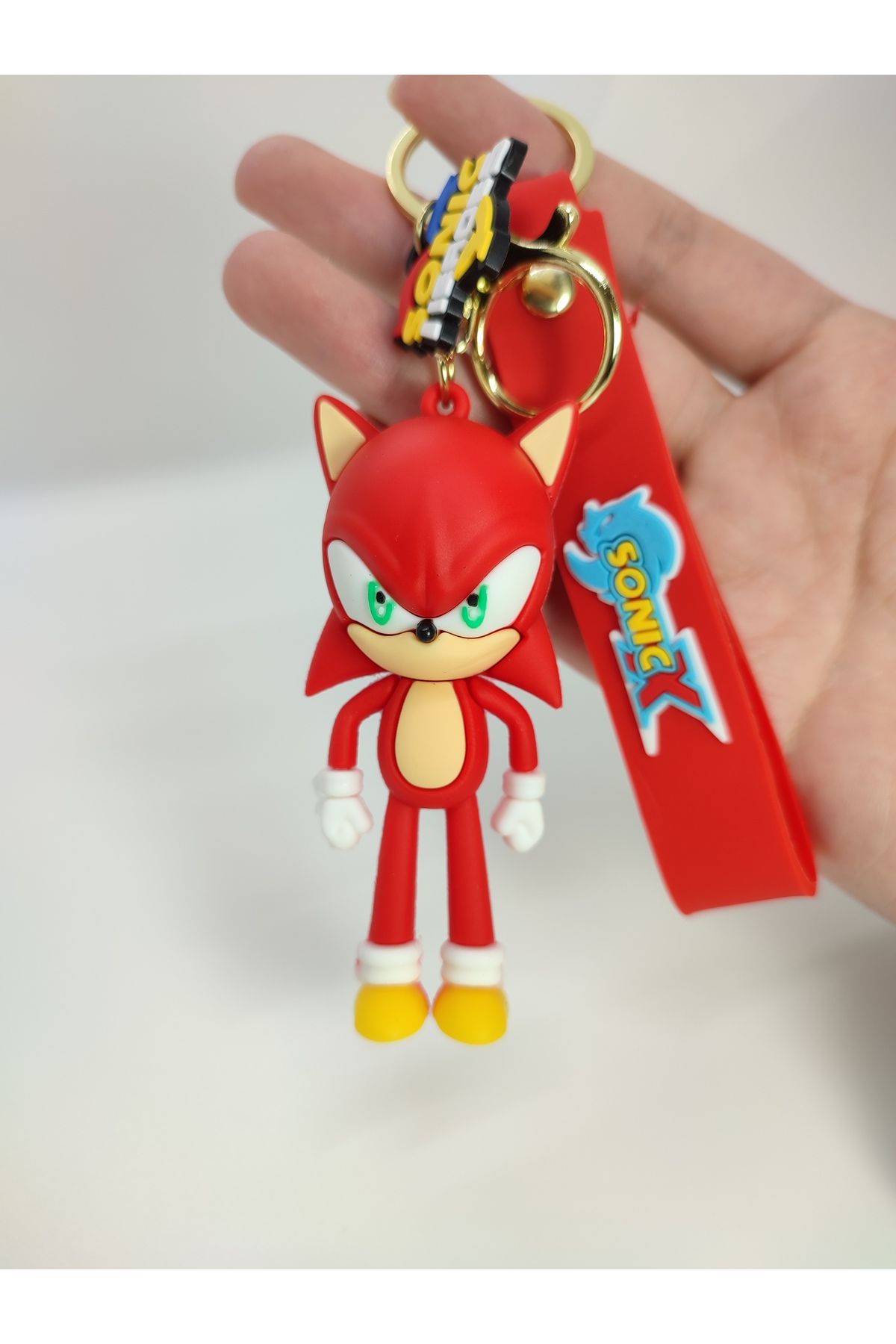 Mia Giyim Süper Sonic Kirpi Sonik 3D LüxAnahtarlık Ve Çanta Aksesuarı