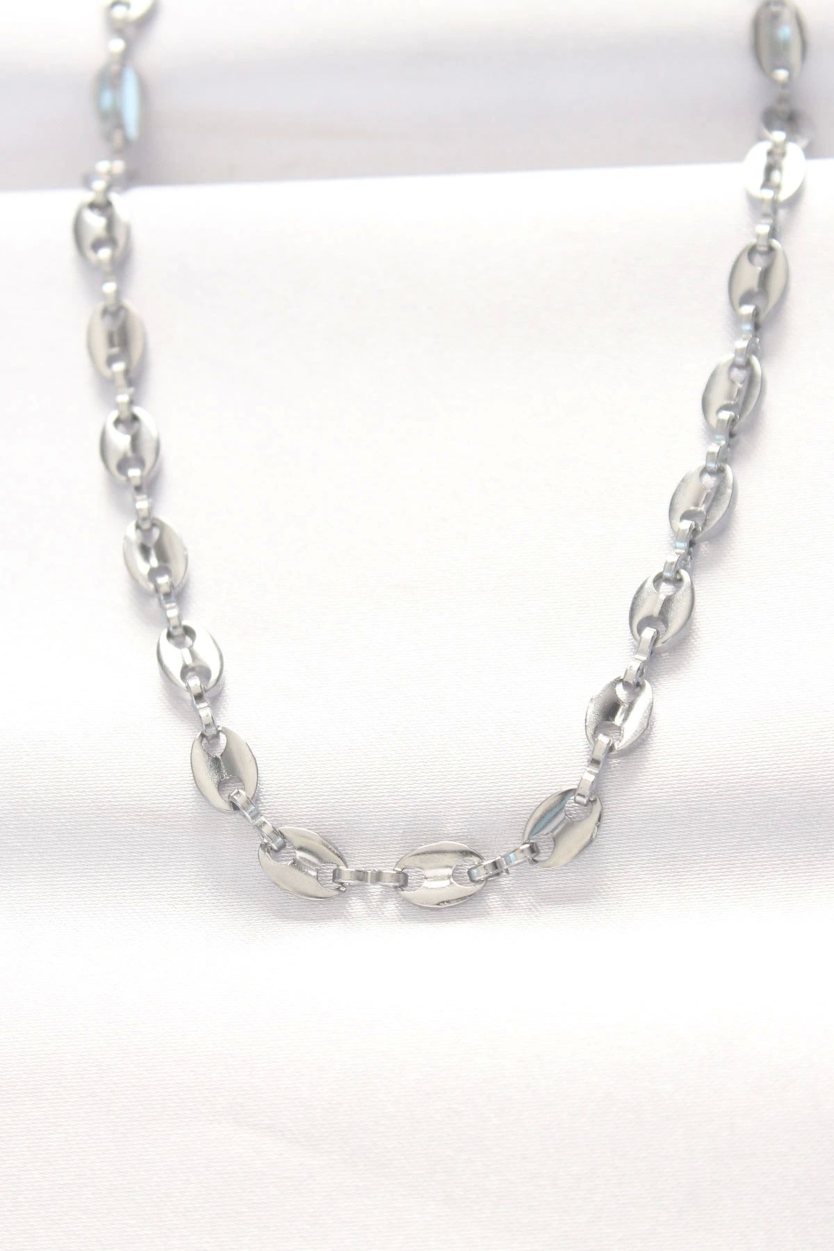 STOREMAX 316L Çelik Silver Renk Gemici Zincir Kolye