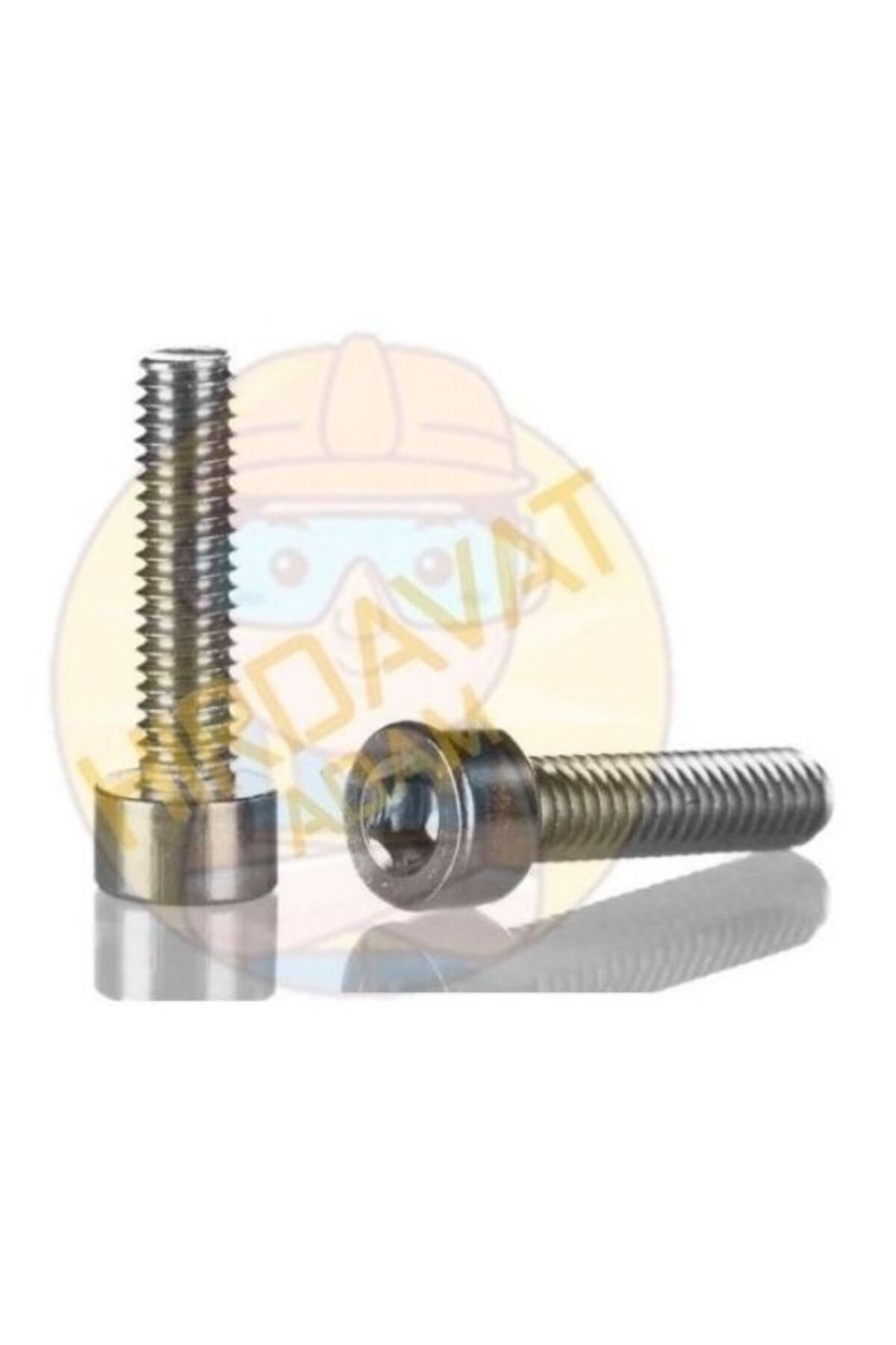 Eray Allen (Alyan) Başlı Galvanizli İmbus Civata Tam Diş 8.8 Kalite M12x30 (100'lük Paket)