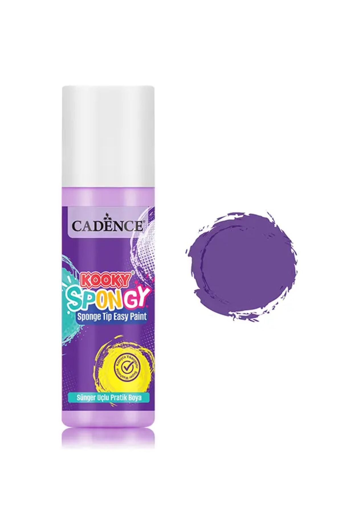 Cadence SPN05 Mor Spongy Sünger Uçlu Pratik Boya 100ML