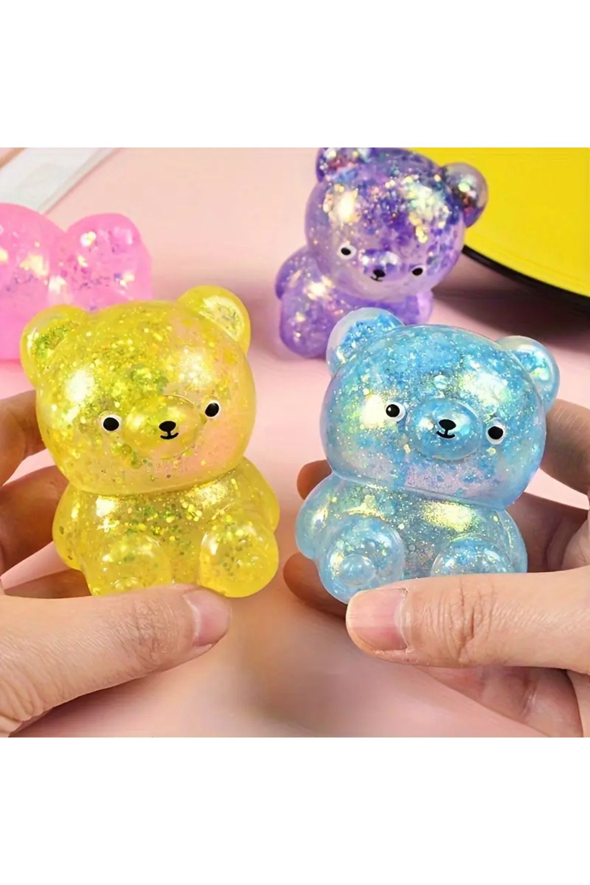 BALCI HEDİYELİK AYICIK sukuşi-squishy stres oyuncak sıkmalık hayvan oyuncaklar (1 adet rastgele gönderim )