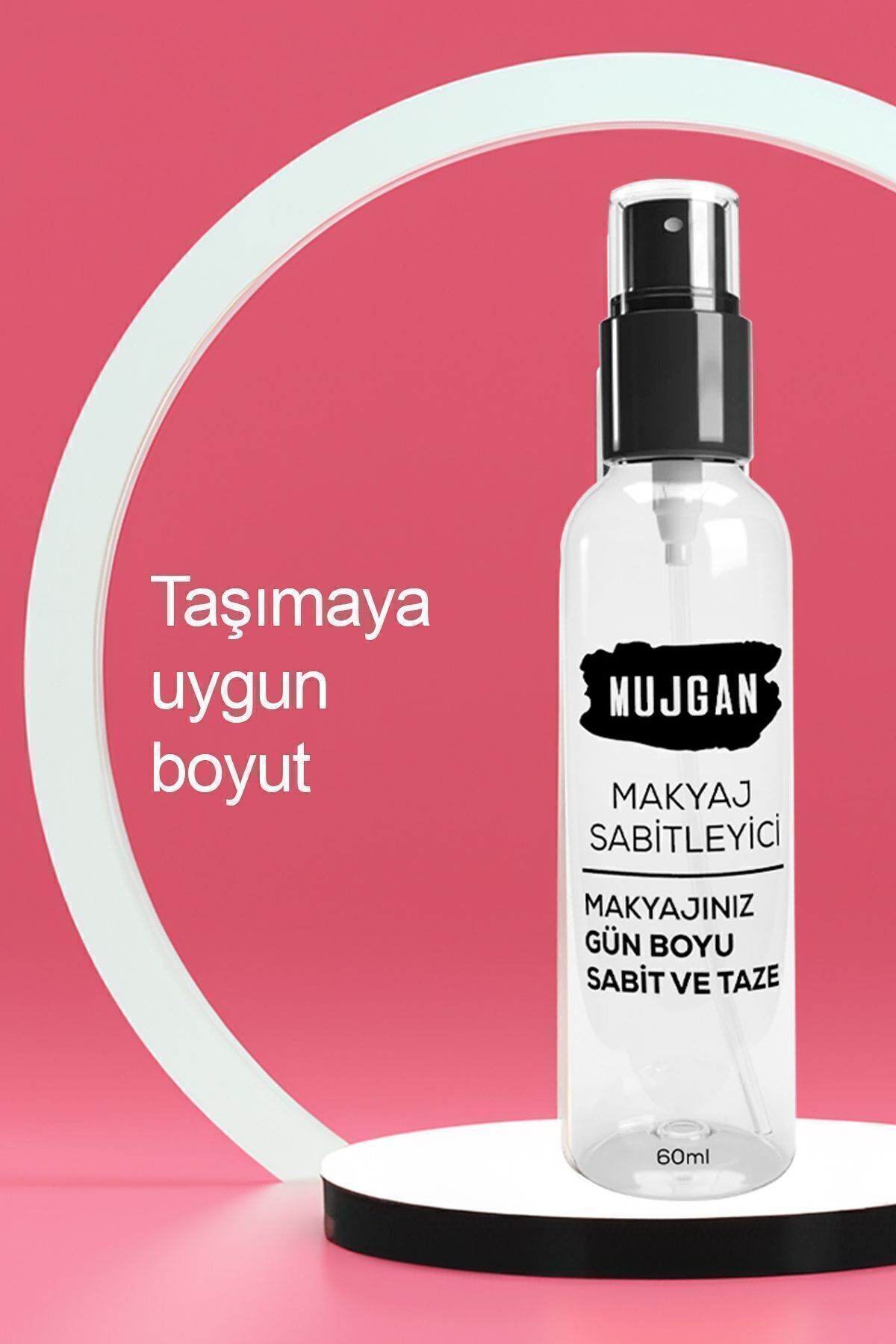 Makyaj Sabitleyici Şefaf Ambalaj 60ml — نارنجی beyaz — تصویر 6 از 8