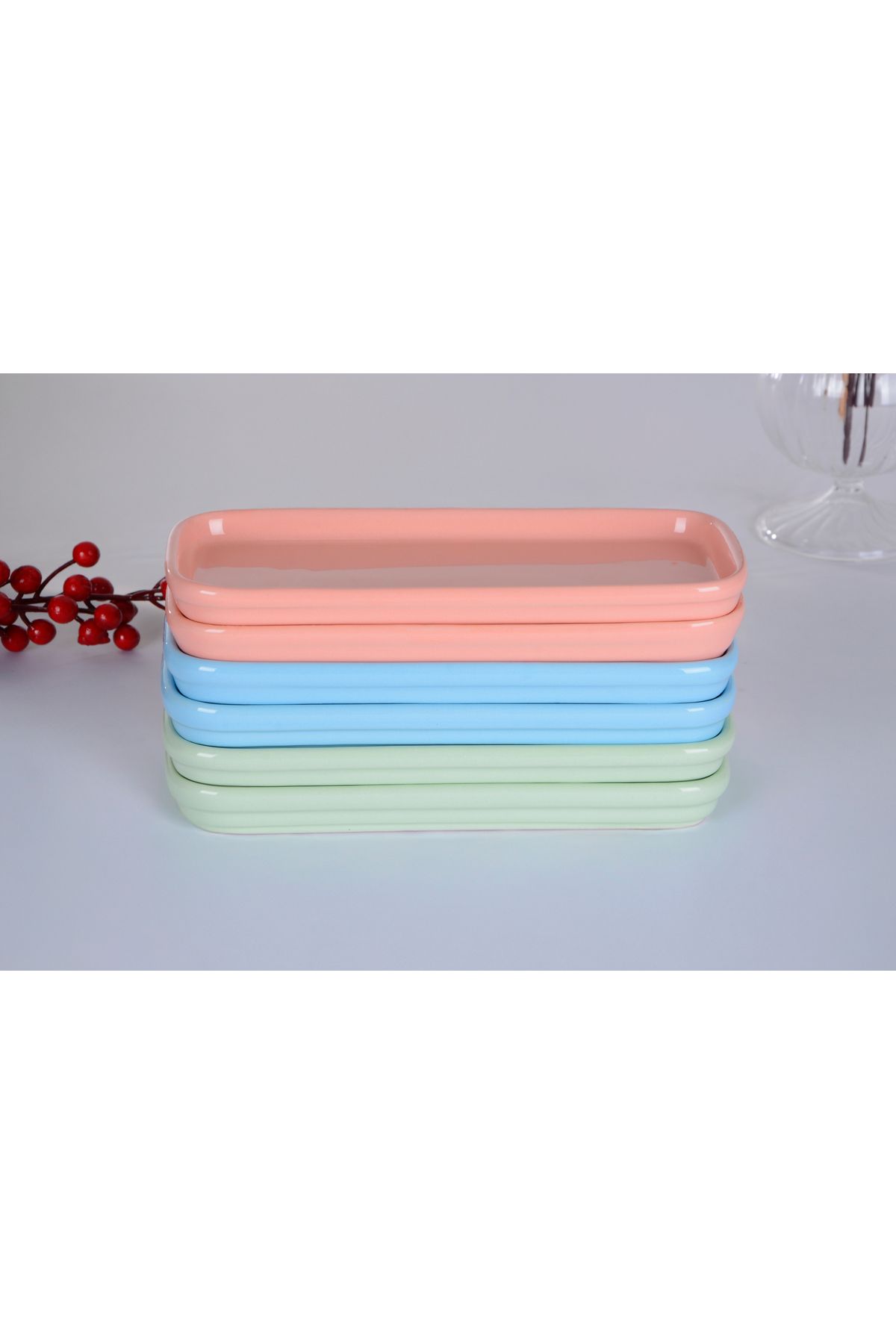 seramista 6 Adet 1.Kalite A Sınıfı Mila Peynirlik - Multicolor