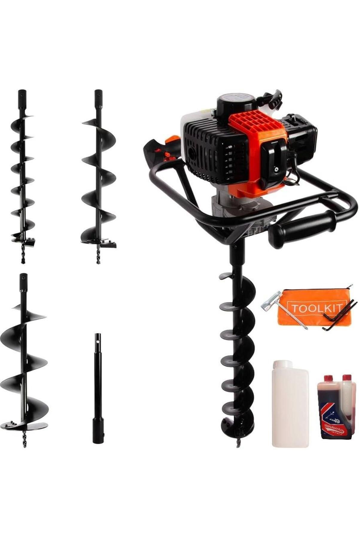 GARDENPRO TKDZ-03/52 Toprak Burgu Makinası Set-3