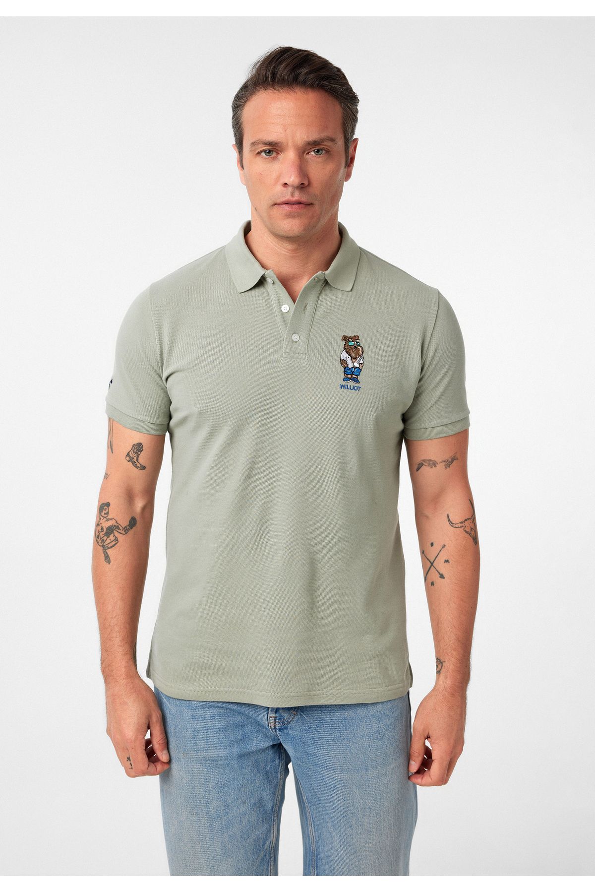 Williot Viktor Erkek Regular Fit Polo Yaka T-Shirt