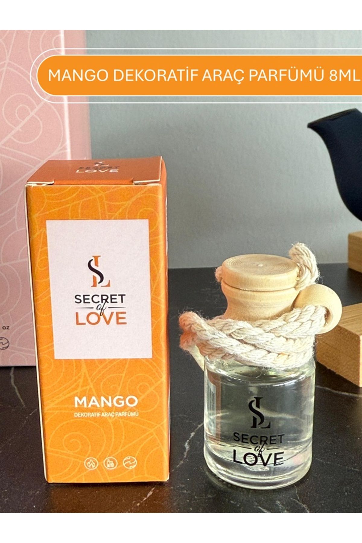 SECRET OF LOVE Mango Araç Kokusu 8 ml