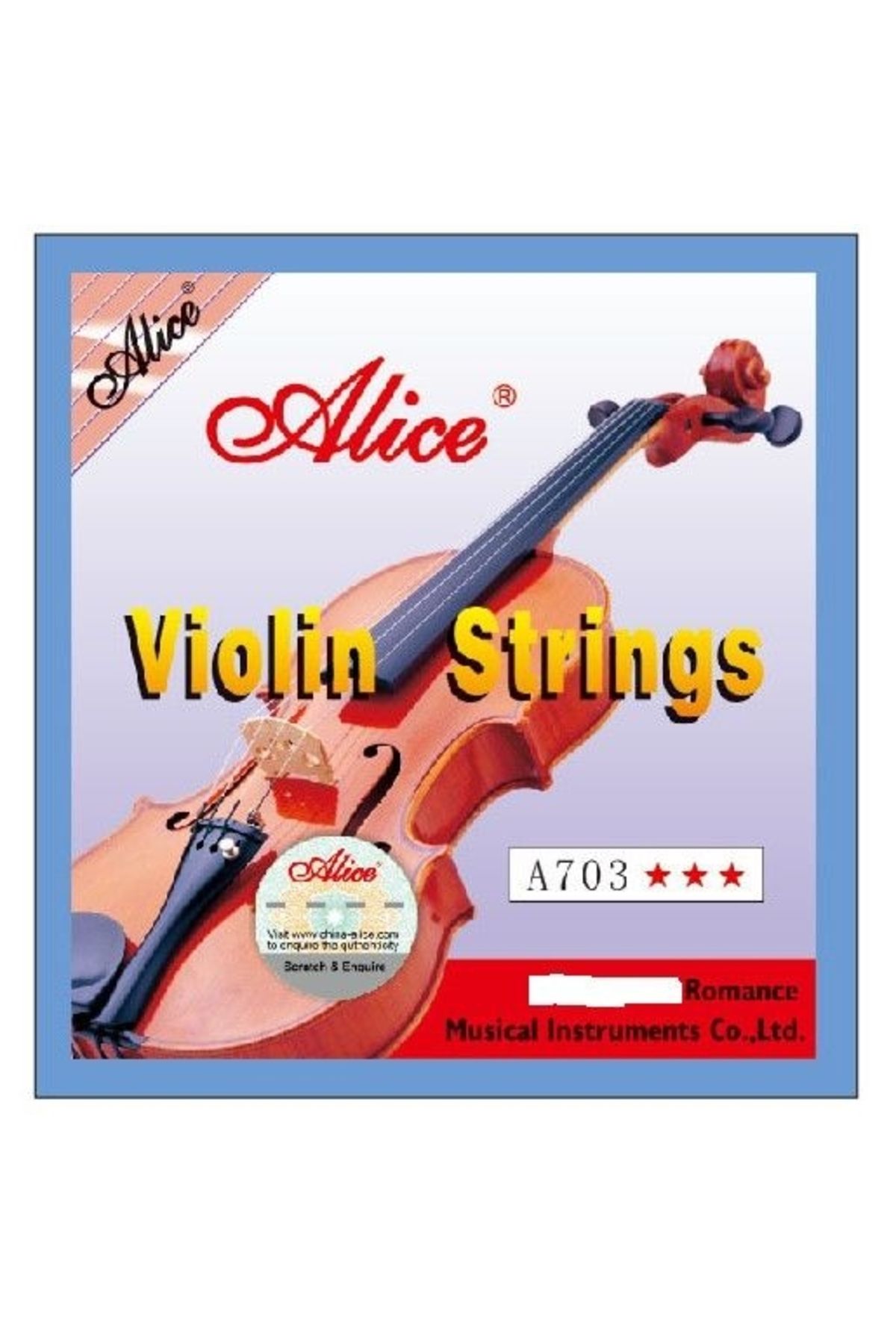 Depox-Alice A703 Violin String Set 4 Pieces 3