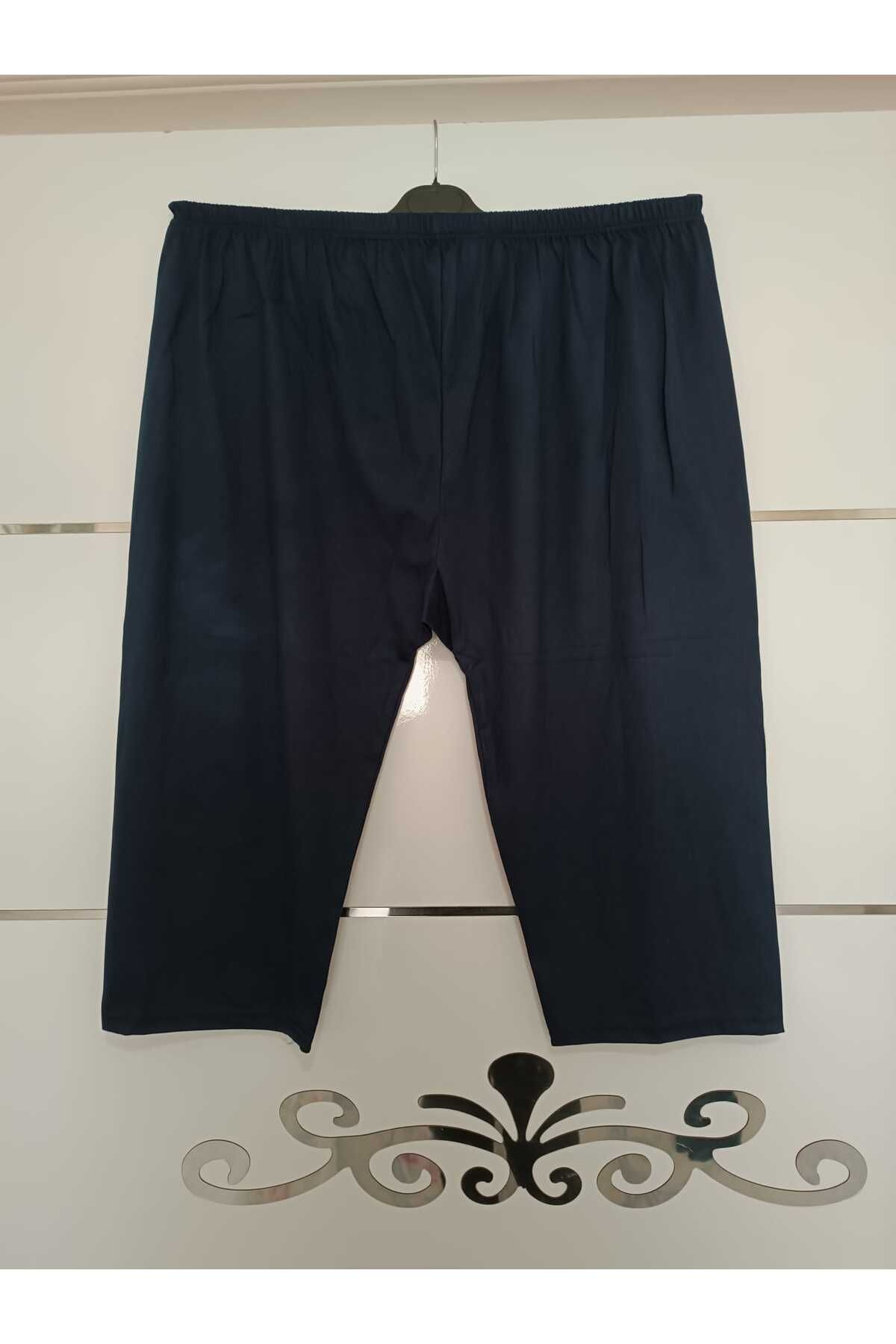 BRL Textil Capri Büyük Beden Kadın Tayt