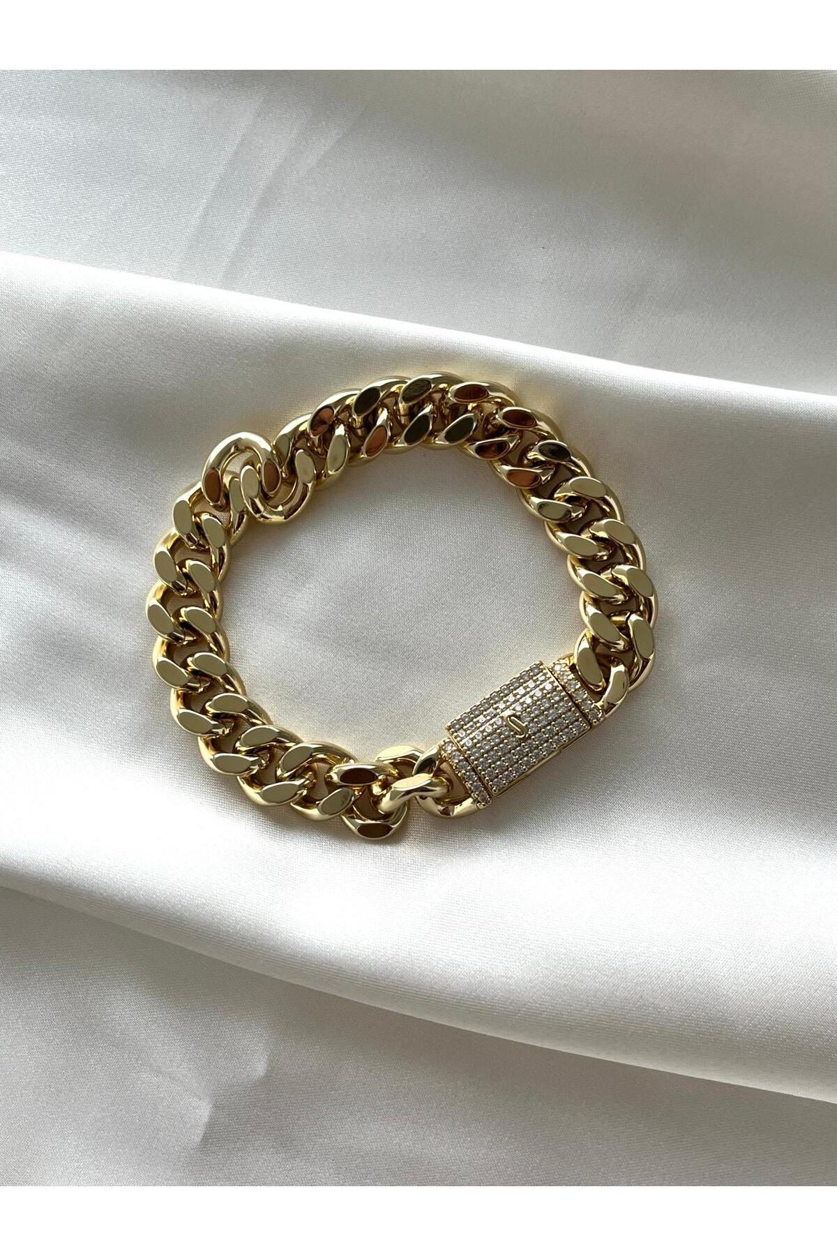 EYLUXE ACCESSORY Taş Tokalı Gurmet Model Bileklik