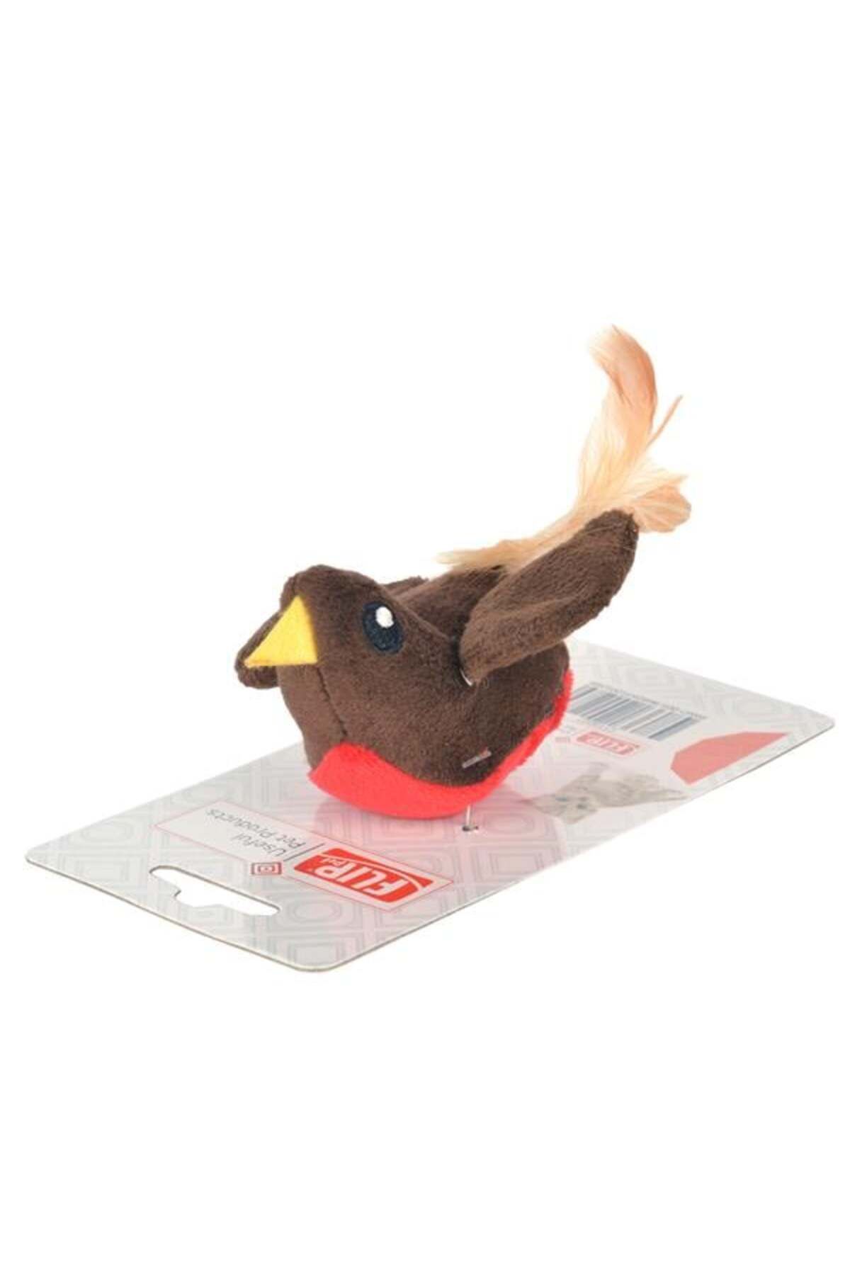 Flip Titreşimli Tüylü Kedi Oyuncağı Kuş