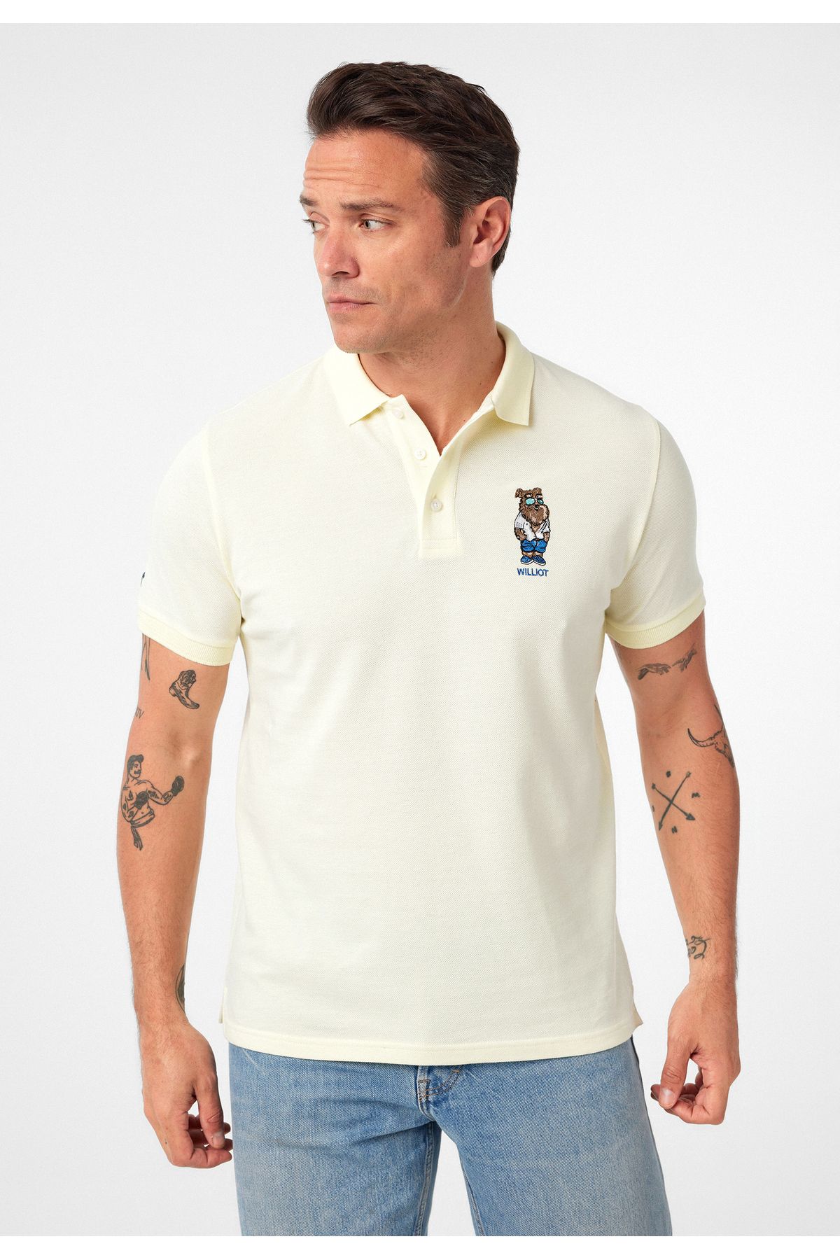 Williot Viktor Erkek Regular Fit Polo Yaka T-Shirt