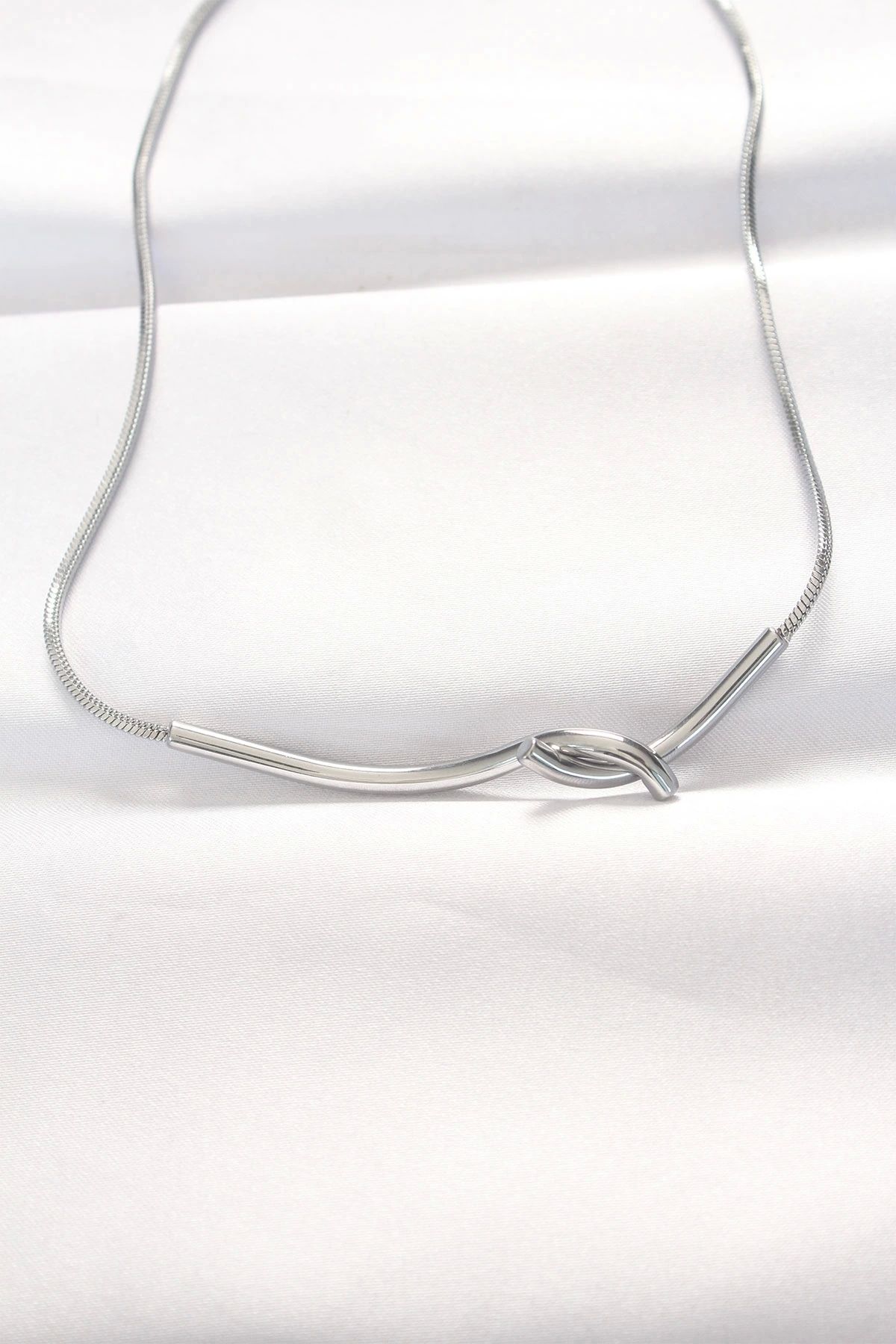STOREMAX 316L Çelik Silver Renk Kolye