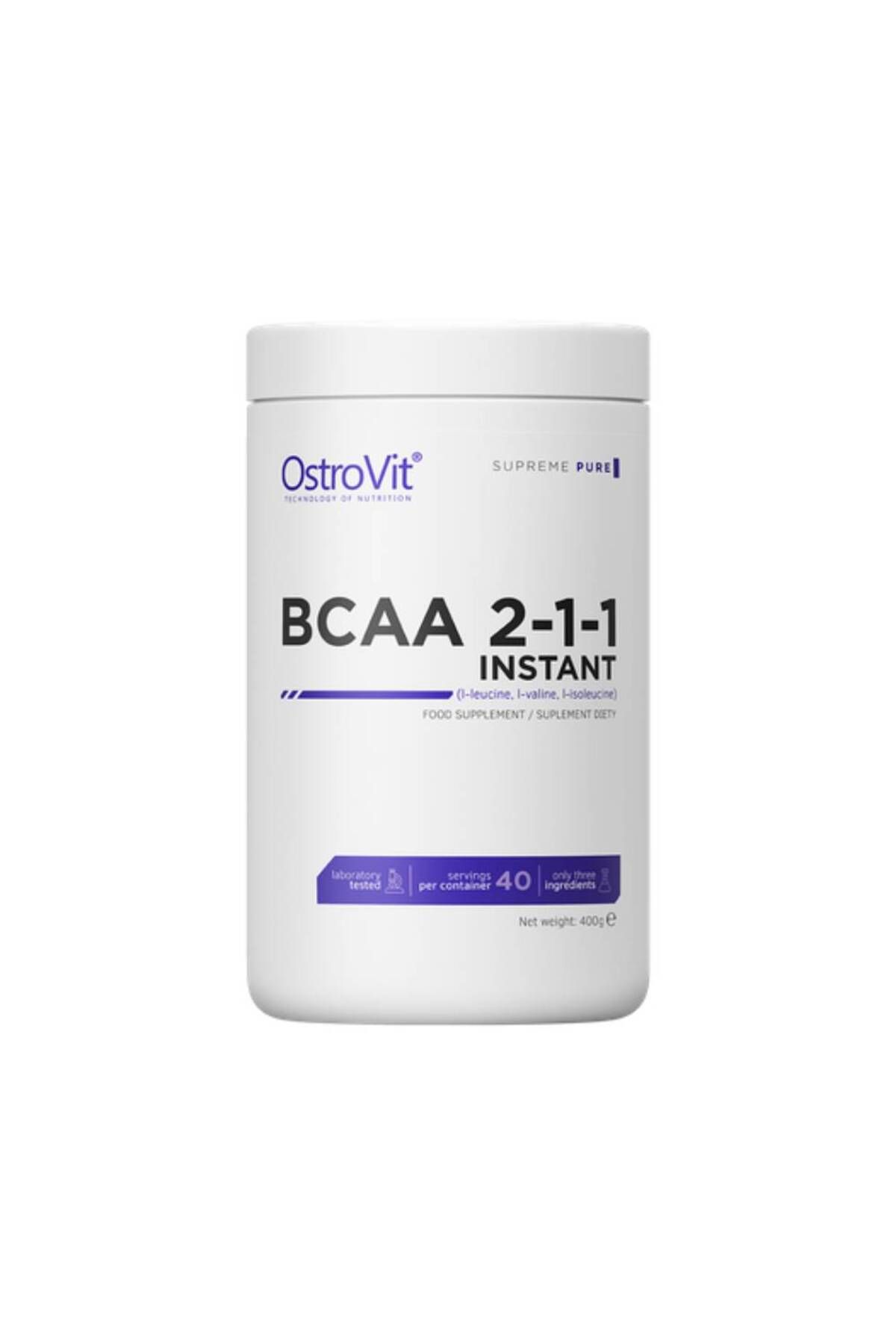 Ostrovit Bcaa 2-1-1 Pudra, 400g, Ostrovit, Aminoacizi Cu Catena Ramificata - One Size