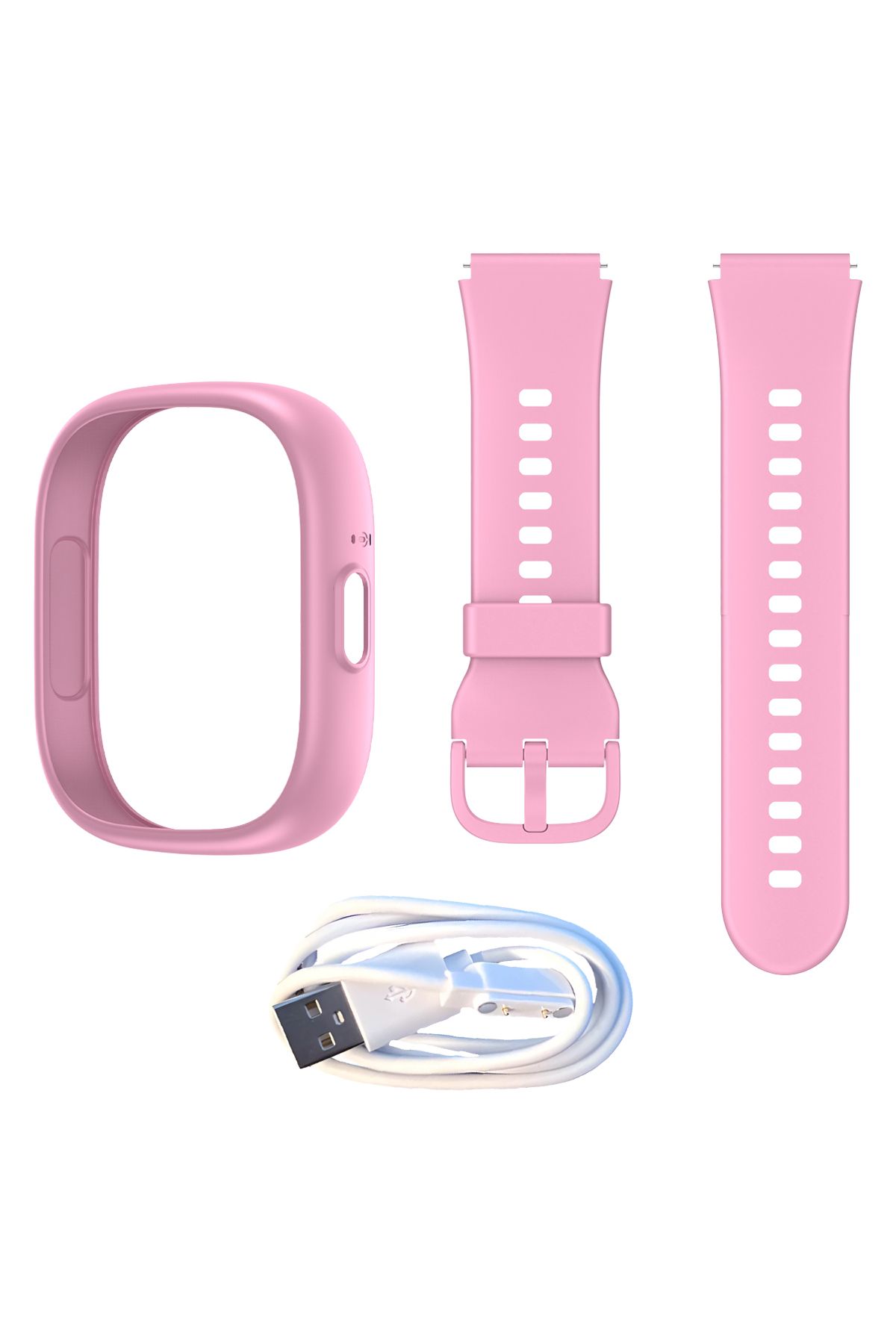 Wiky Watch 5 Plus Kasa Kordon Pembe Set + Adaptör & Şarj Kablosu
