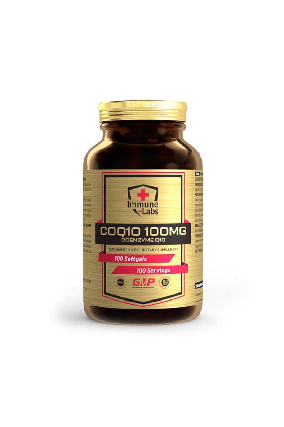 Immune Labs Coq10 100mg, 100 Capsule, Immune Labs, Supliment Alimentar Pentru Sanatate - One Size