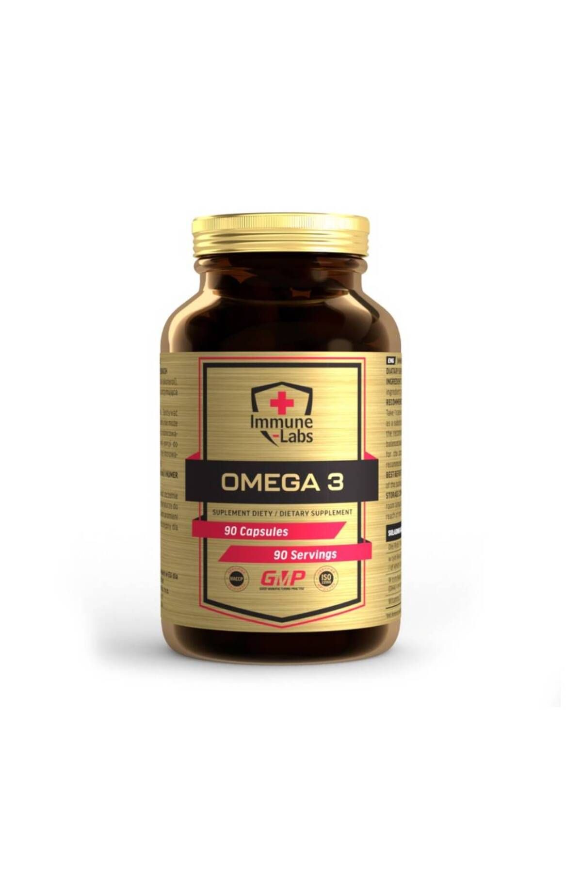 Immune Labs Omega 3, 90 Capsule, Immune Labs, Acizi Grasi Din Ulei De Peste - One Size