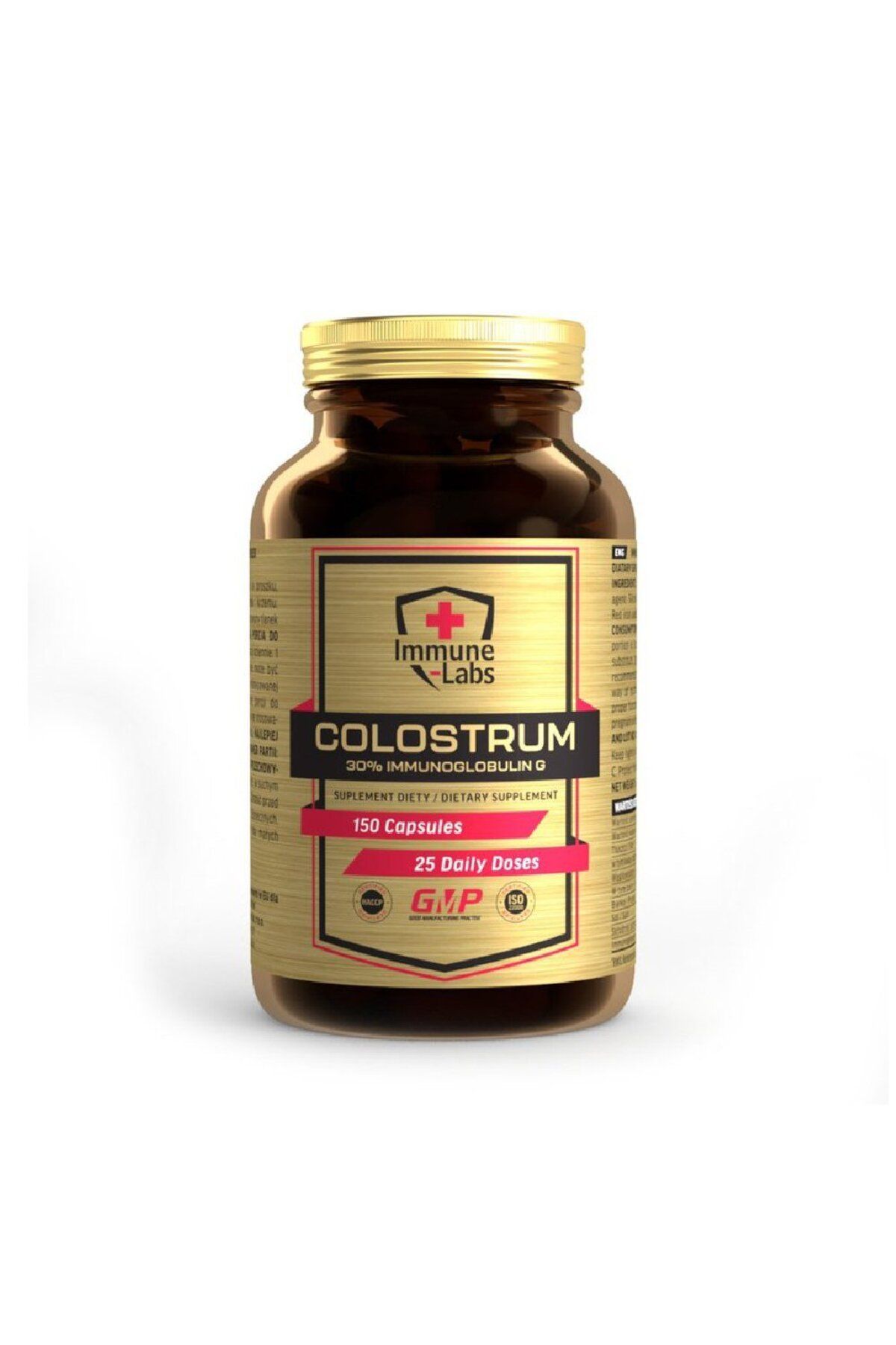 Immune Labs Colostru Bovin, 150 Capsule, Immune Labs, Supliment Alimentar Pentru Sanatate - One Size