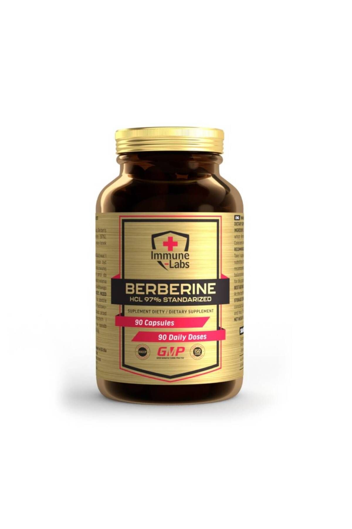 Immune Labs Berberina 90 Capsule, Immune Labs, Supliment Slabire - One Size
