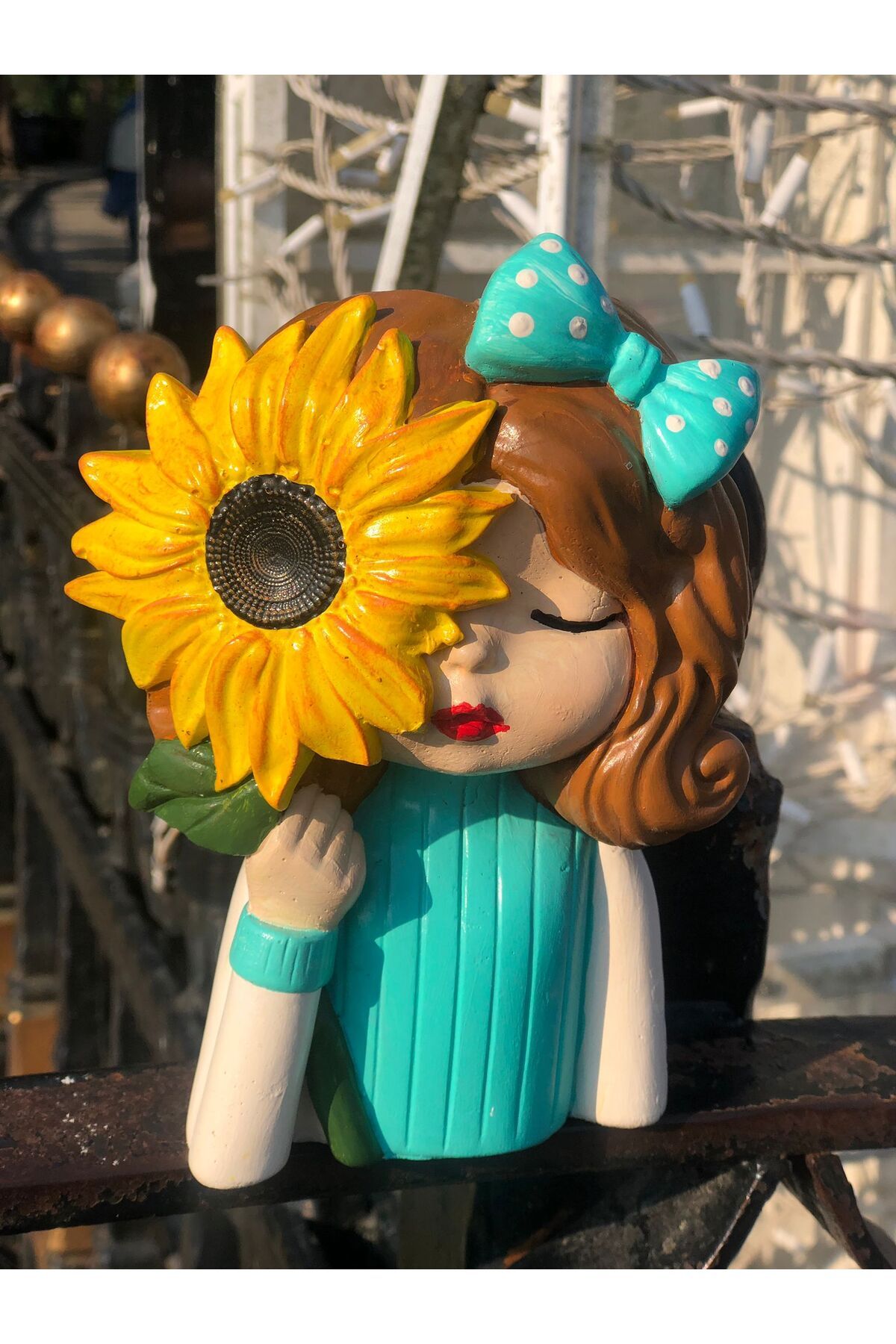 JELLY Ayçiçekli Kız Saksı