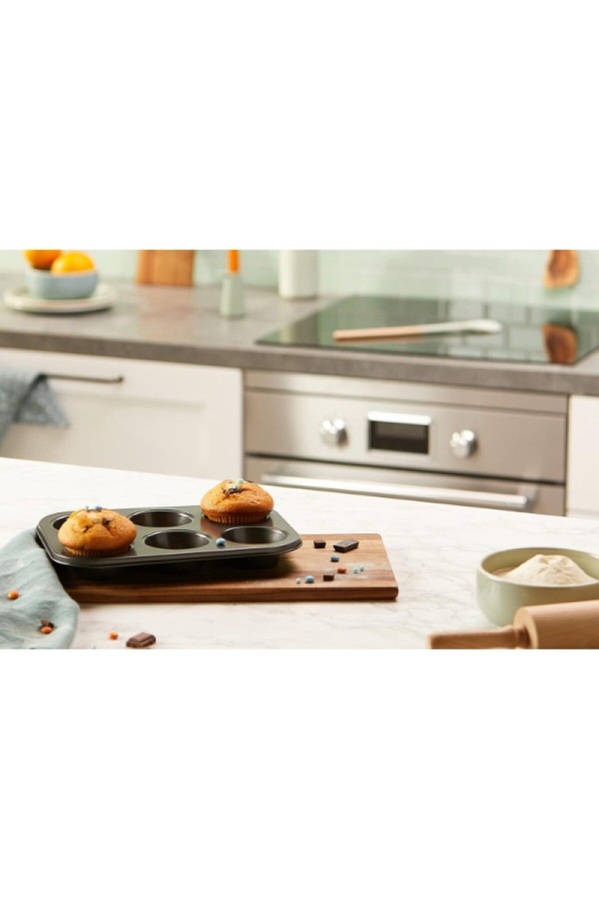 CESTOPİENO 6'lı Muffin Kek Kalıbı