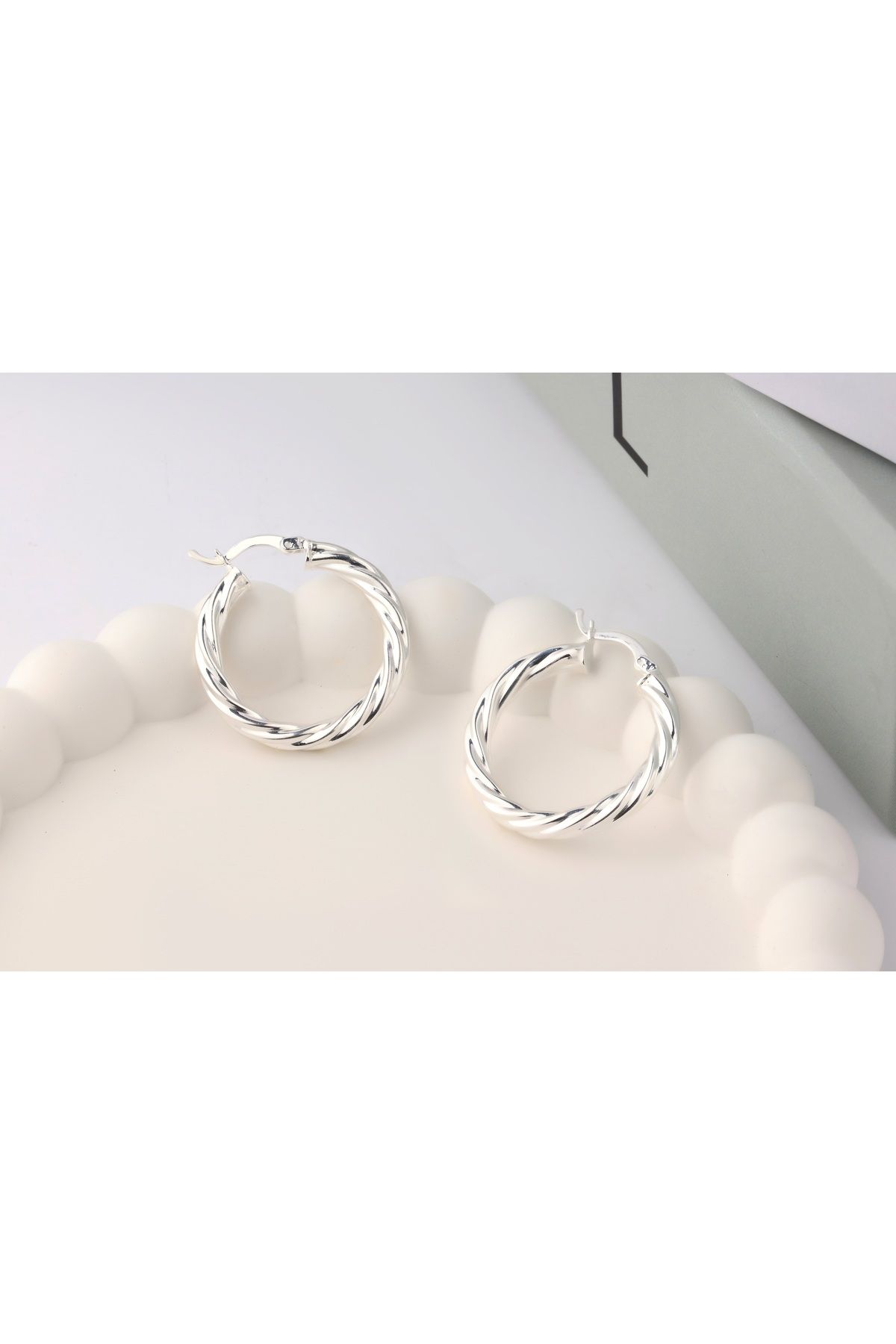 Vicenza Silver Burma Küpe - 925 Ayar Gümüş