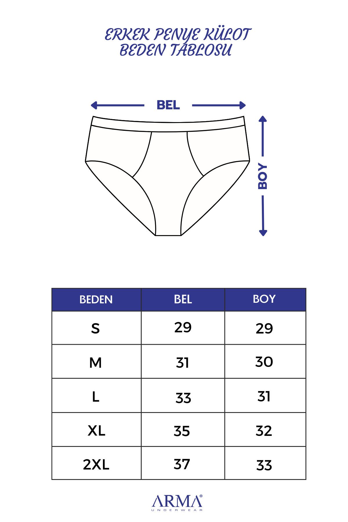Arma Yıldız-Slip bărbați din bumbac cu talie elastică Pachet de 3 colorate 7
