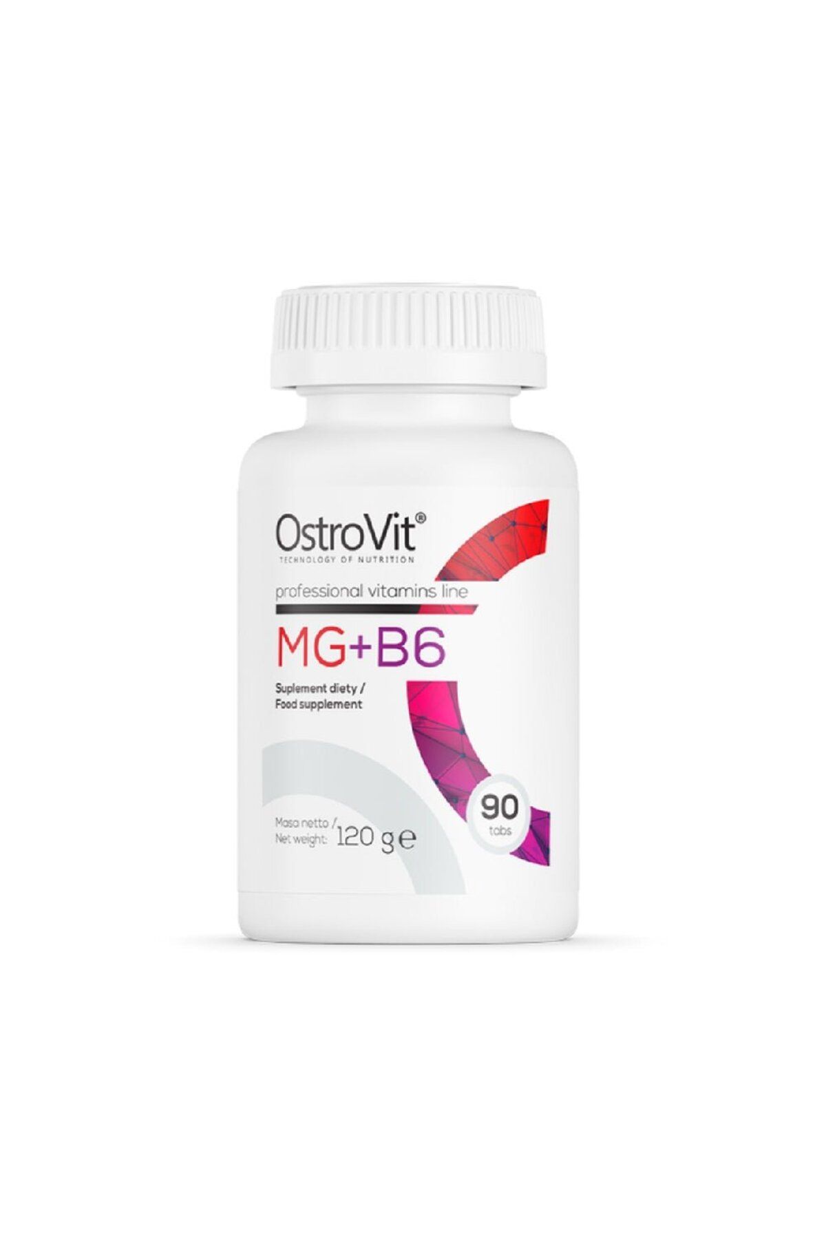 Ostrovit Mg+b6, 90 Tablete, Ostrovit, Supliment Alimentar Pentru Sanatate - One Size