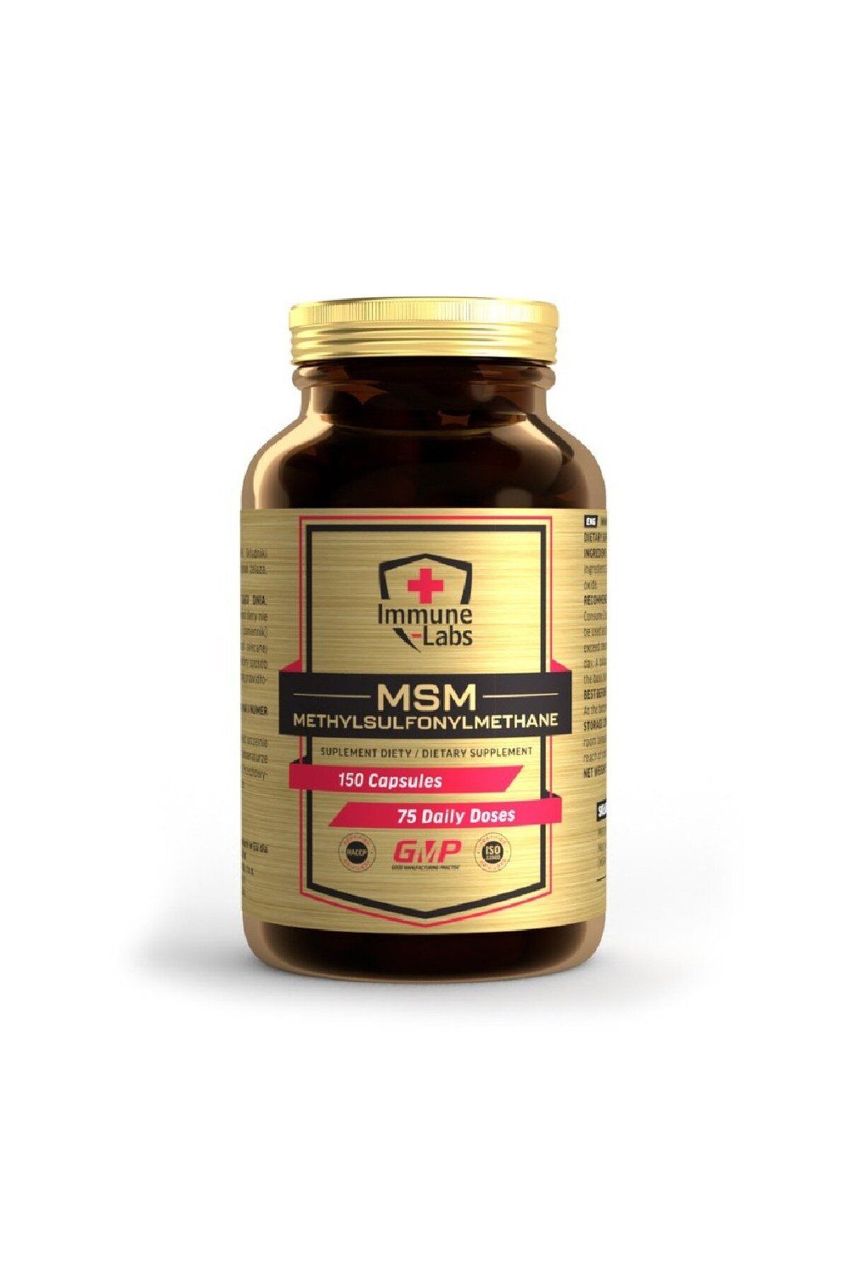Immune Labs Msm, 150 Capsule, Immune Labs, Supliment Alimentar Pentru Oase Si Articulatii - One Size