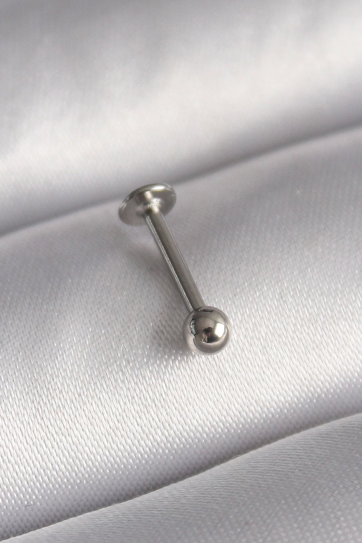 STOREMAX 316L Çelik Gümüş Renk Topçuk Model Piercing