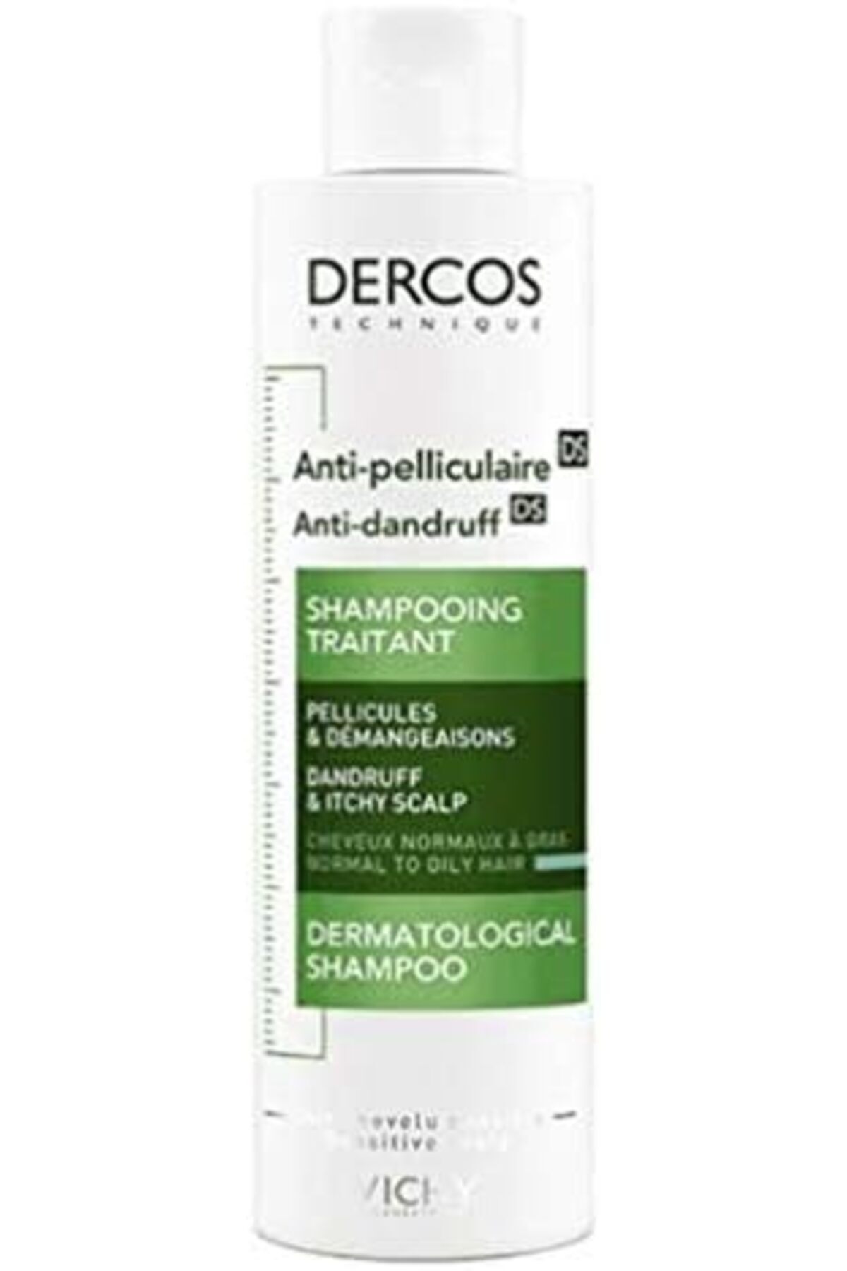 Vichy-Dercos 200 ml - Hair Care Shampoo, Anti-Dandruff, for Oily Normal Hair 2