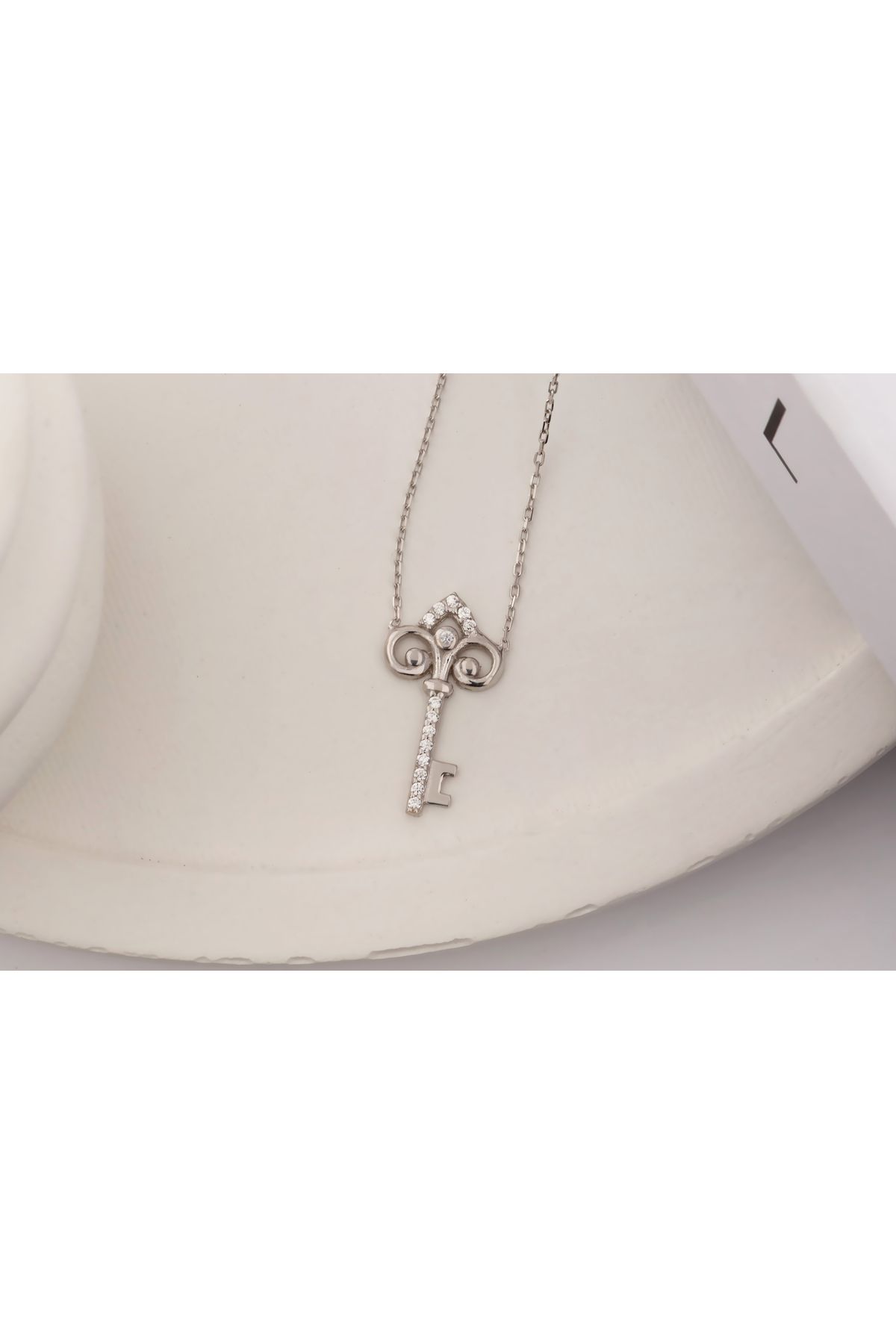 Vicenza Silver Anahtar Kolye - 925 Ayar Gümüş