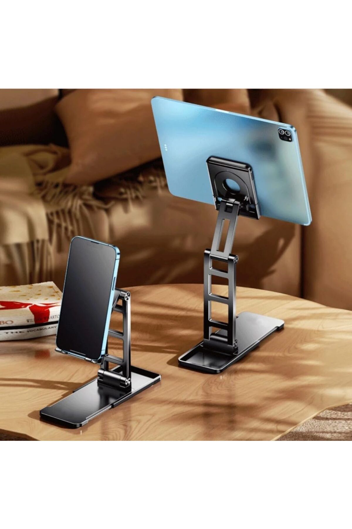 ÇAĞUR Dark Profesyonel Açısı Ayarlanabilir Business Model A Sınıfı Malzeme Döner Akıllı Telefon S