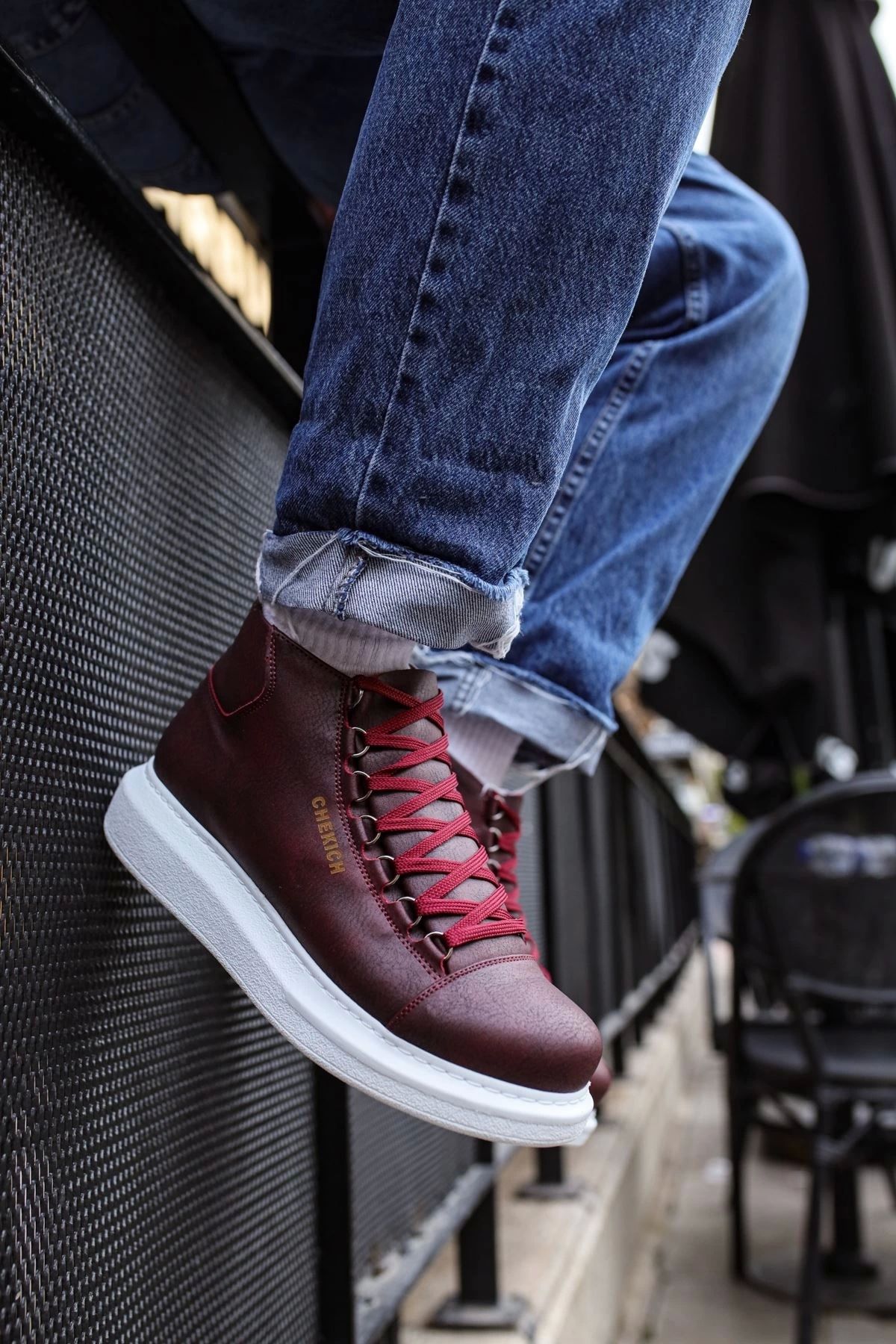 Chekich CH258 CBT Roma Erkek Bot BORDO