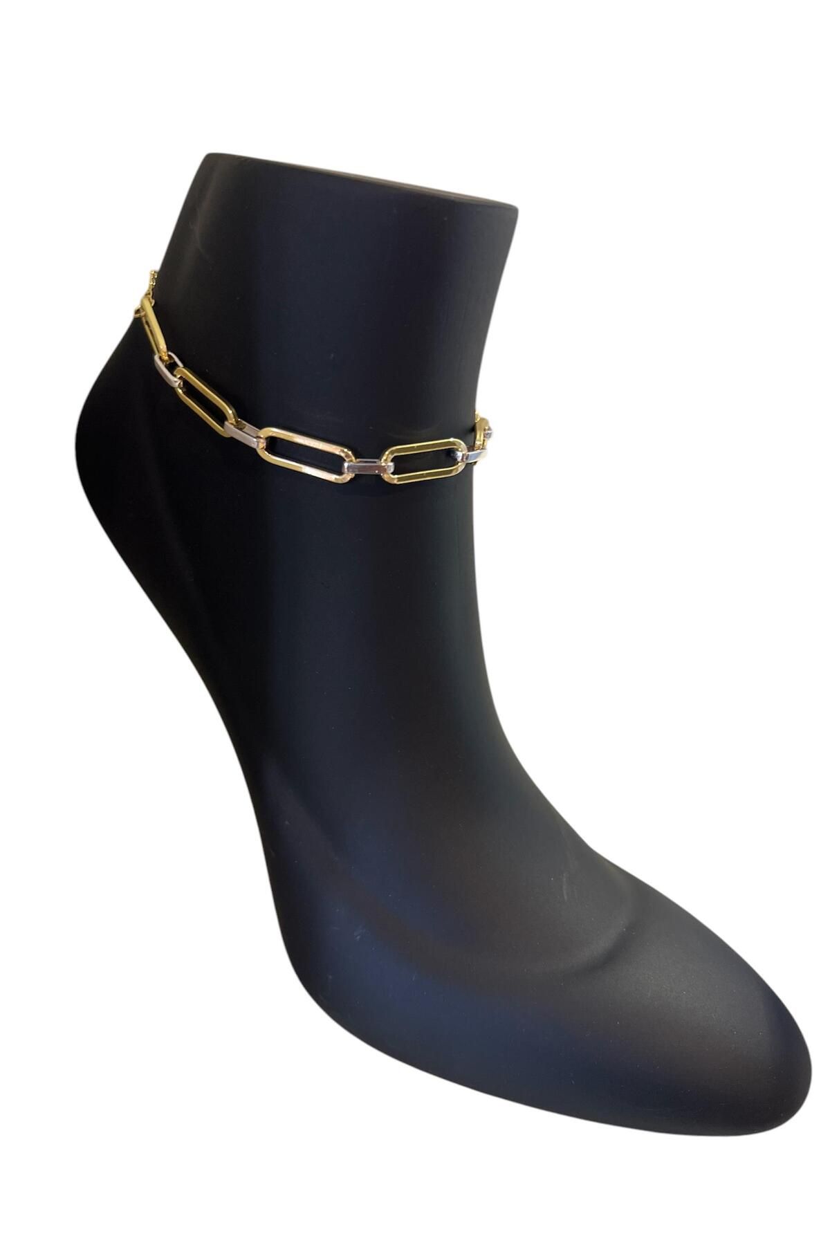 ATELİER BEREN Bold Chain Halka Ayak Zincir Halhal