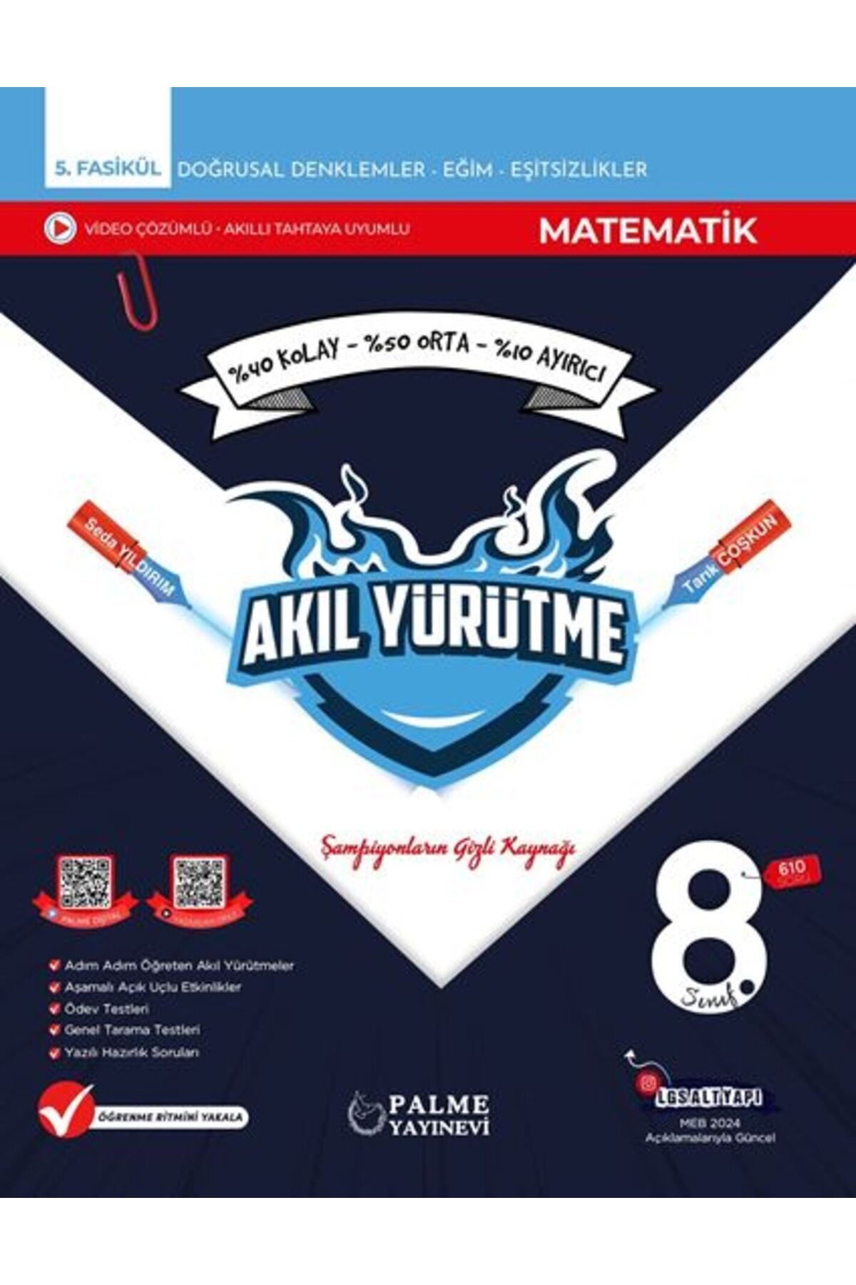 Palme Yayınevi 8.SINIF AKIL YÜRÜTME MATEMATİK VİDEO ÇÖZÜMLÜ