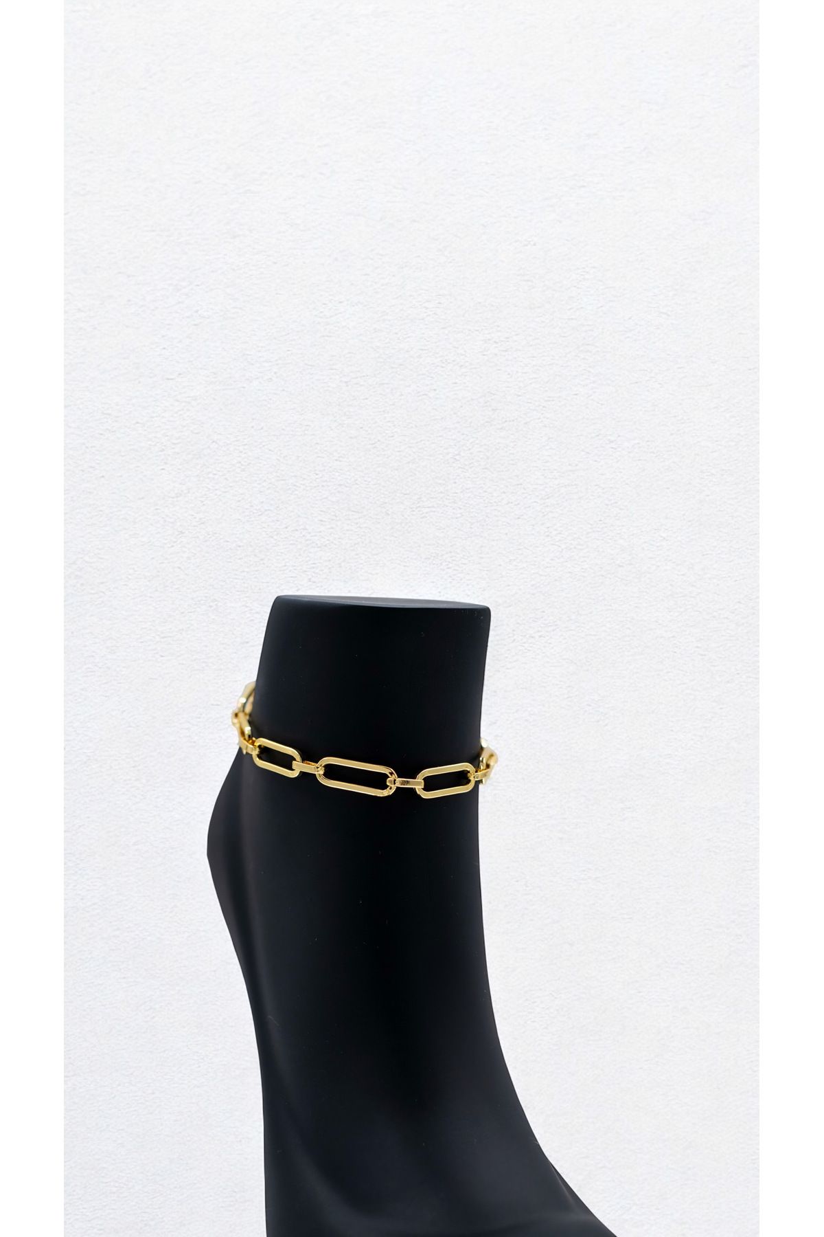 ATELİER BEREN Bold Chain Halka Ayak Zincir Halhal