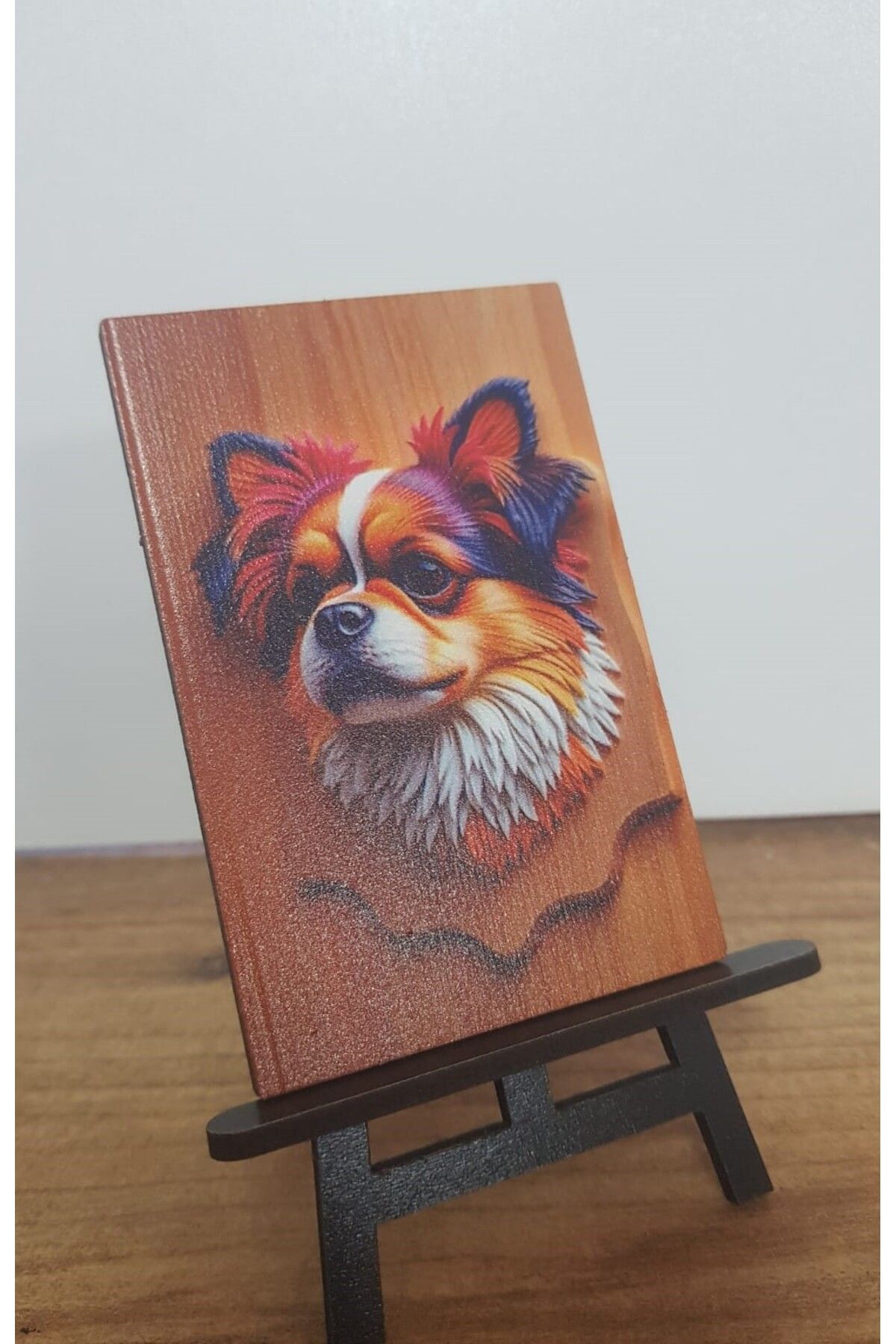 Altınuç Art Design 2 Adet Köpek v6 Mini Tablo