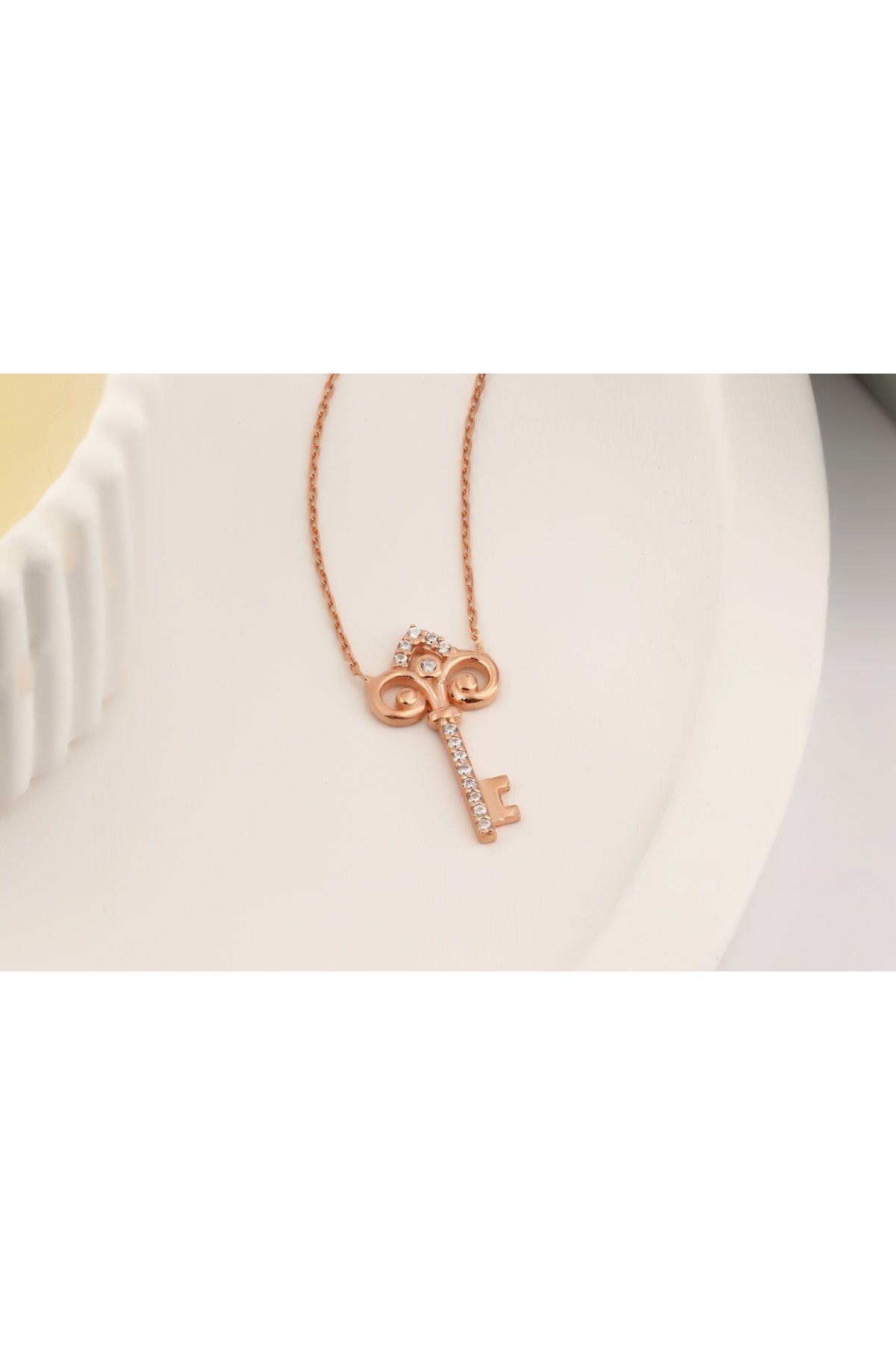 Vicenza Silver Anahtar Kolye - 925 Ayar Gümüş