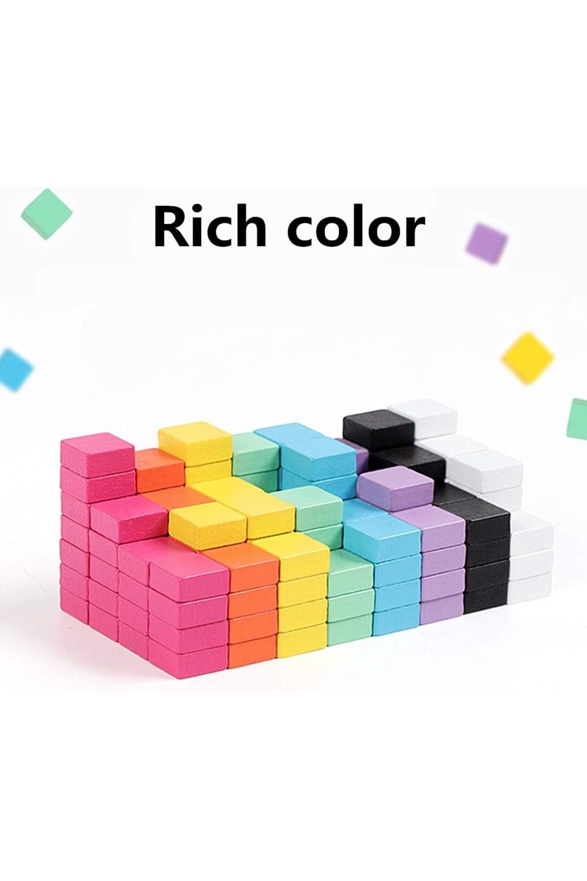 Other-Wooden Mosaic Puzzle – Pixel Board Early Learning Toy for Kids | Educational Wooden Floor Puzzle 3
