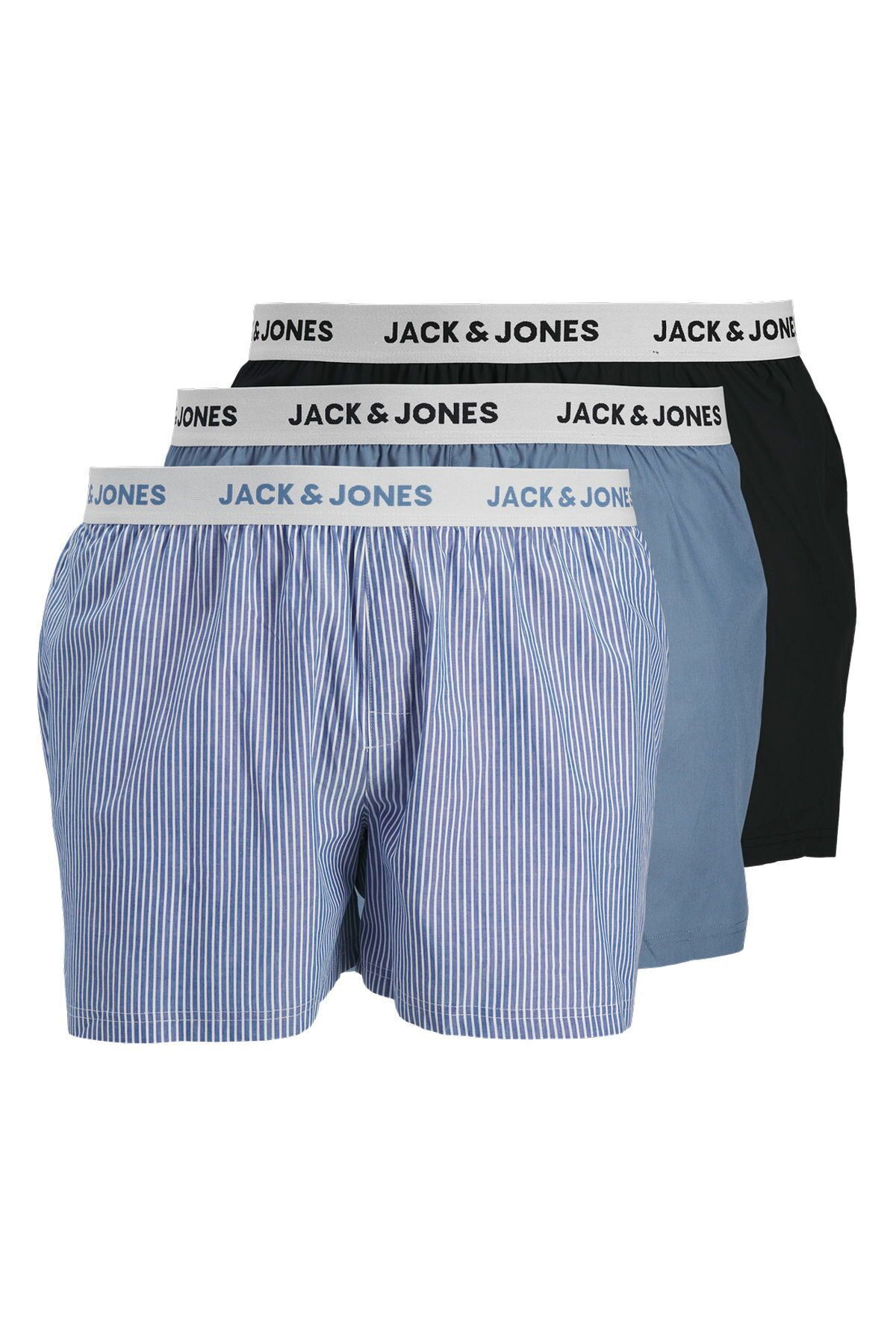 Jack & Jones Erkek 3'lü Boxer Paketi - Tokyo