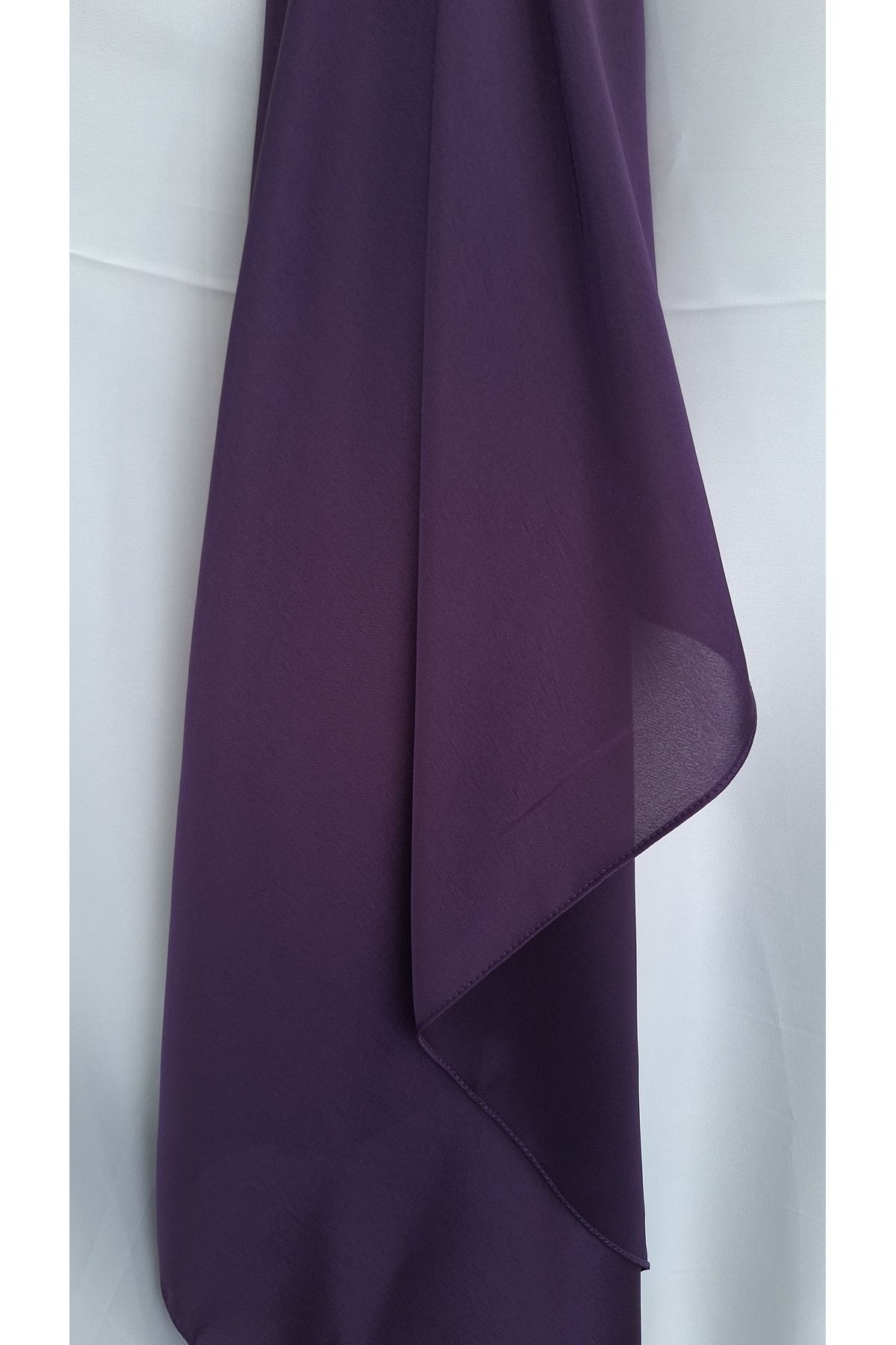 Lavena scarfs Klasik Sade Safir Şal
