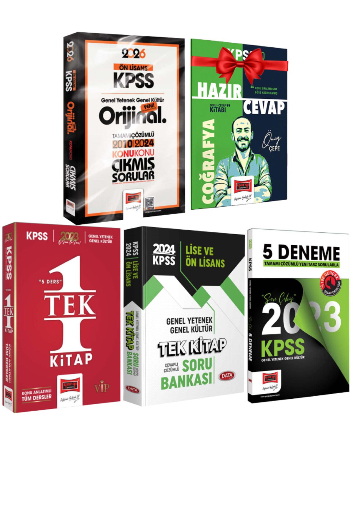 Yargı Yayınları 2026 KPSS Ön Lisans Orijinal 2010-2024 Konu Konu Çıkmış Sorular+ Konu Anlatımı+ Soru Bankası+ Deneme