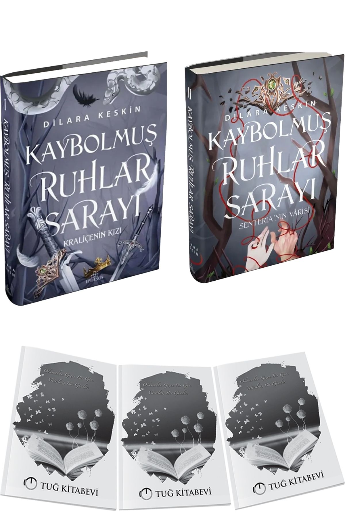 Ephesus Yayınları Kaybolmuş Ruhlar Sarayı 1-2 Ciltli Set Dilara Keskin + Hediyeli