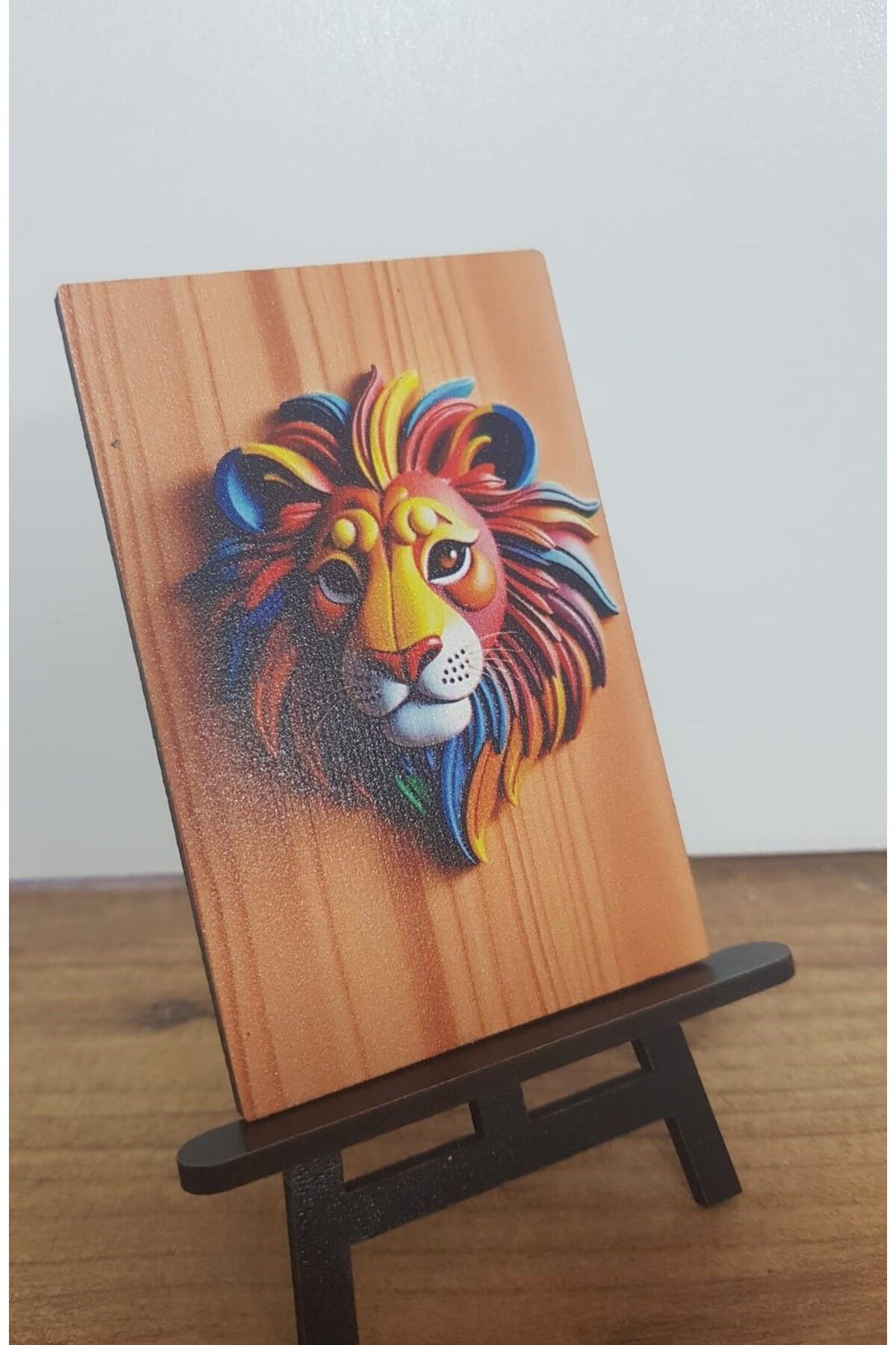 Altınuç Art Design 2 Adet Aslan Mini Tablo