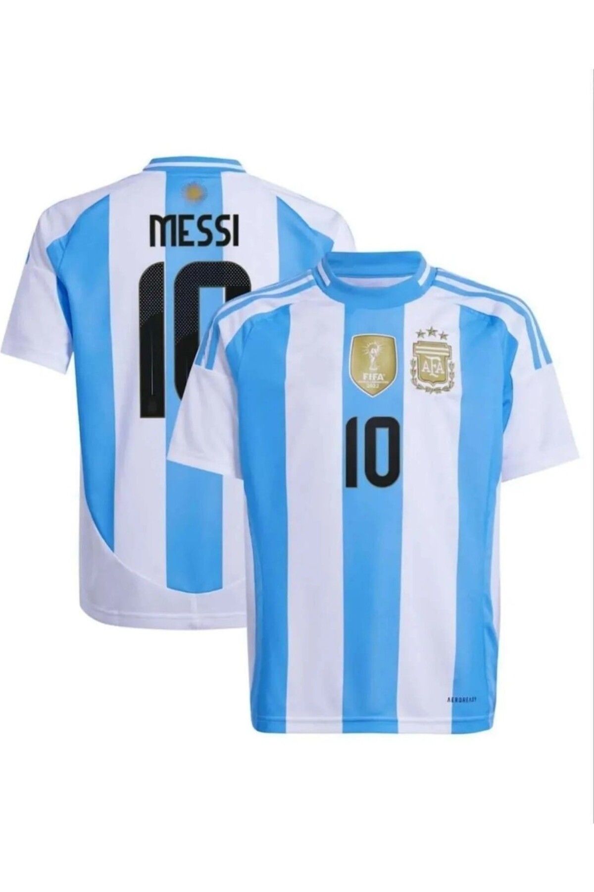yenteks Lionel Messi Arjantin 3Yıldız Milli Takım Yetişkin Futbol Forması