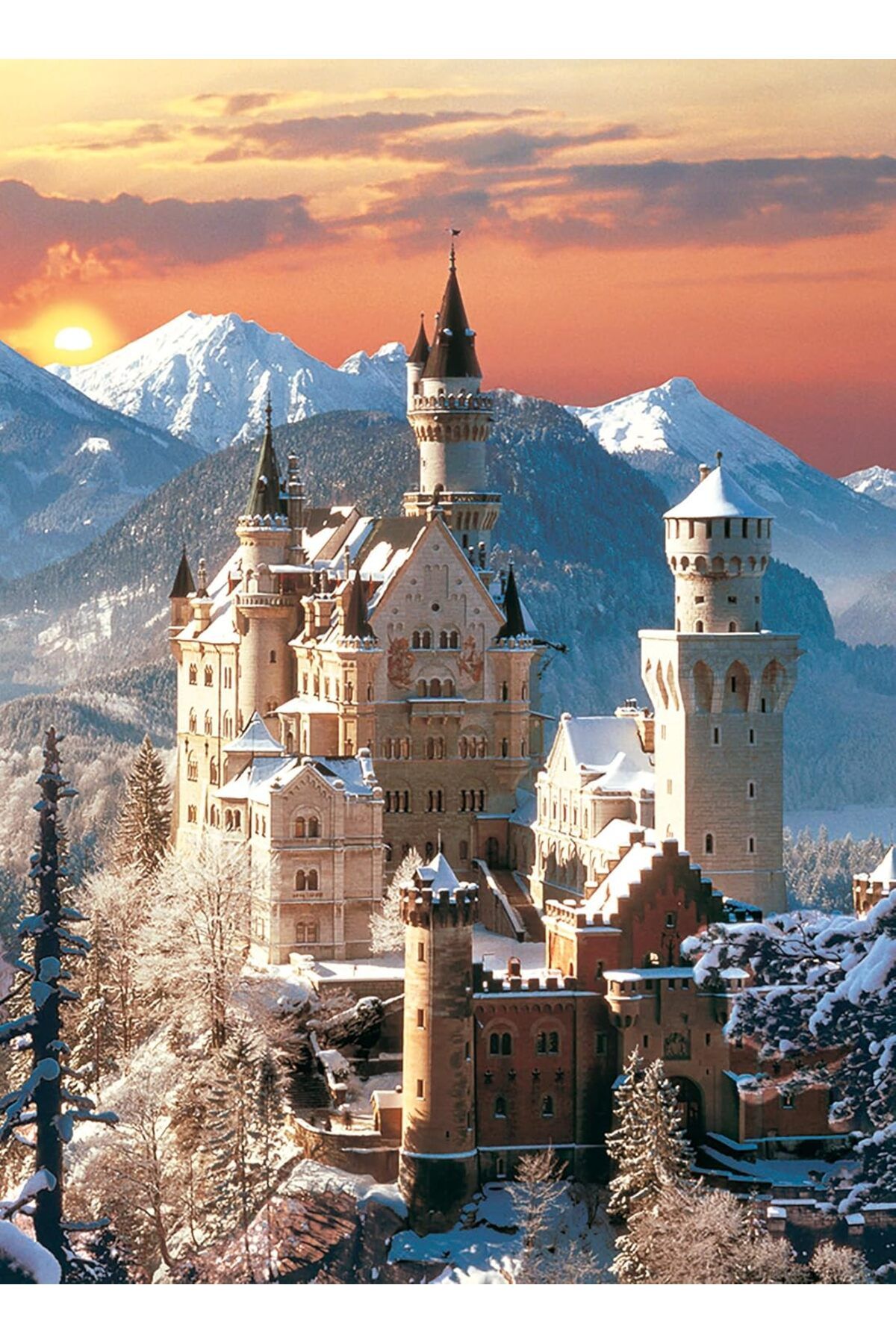 CLEMENTONI 1500 Parça Neuschwanstein Puzzle