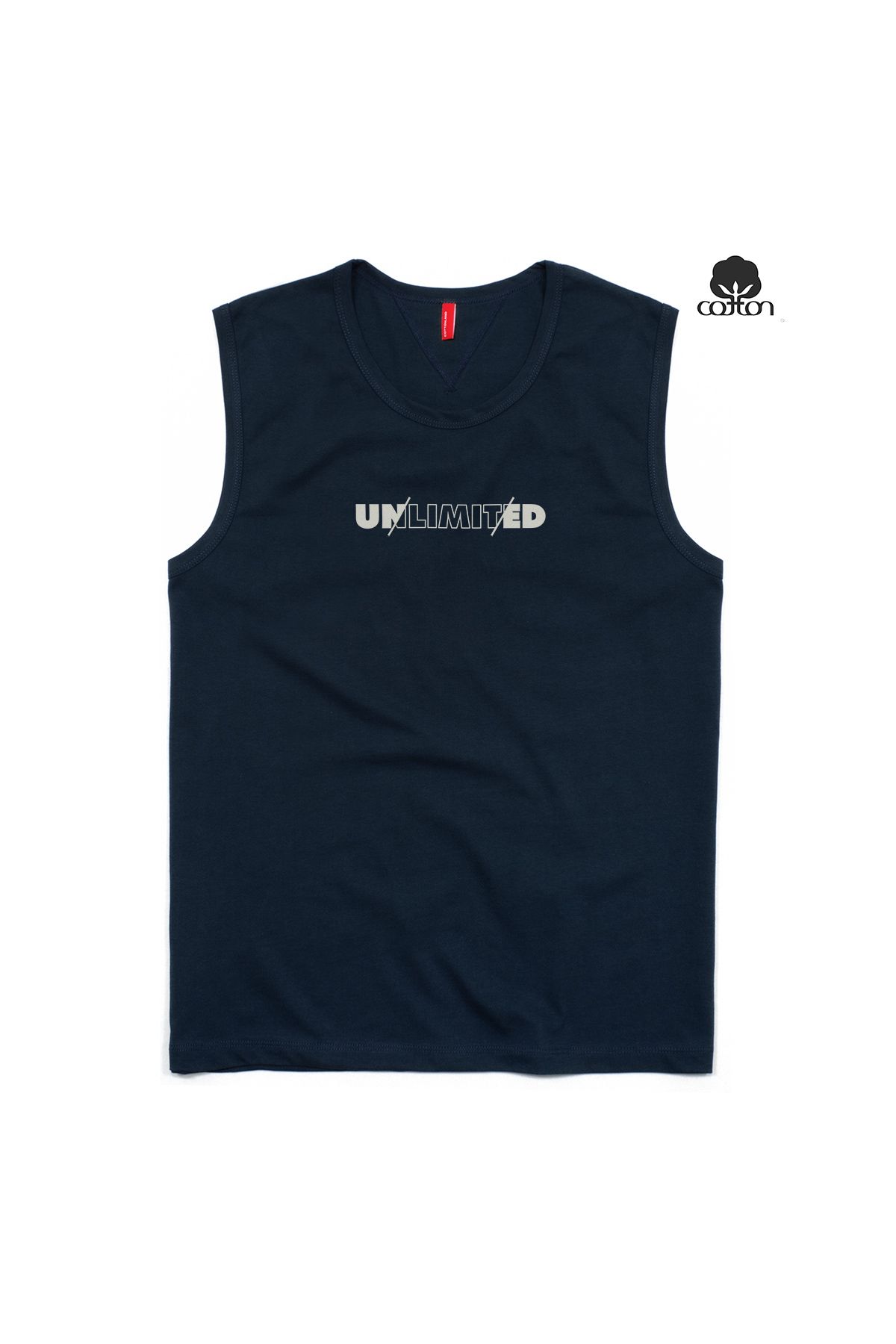 Cottonland Erkek UNLIMITED Normal Kesim O Yaka Süprem Penye Atlet LACİVERT