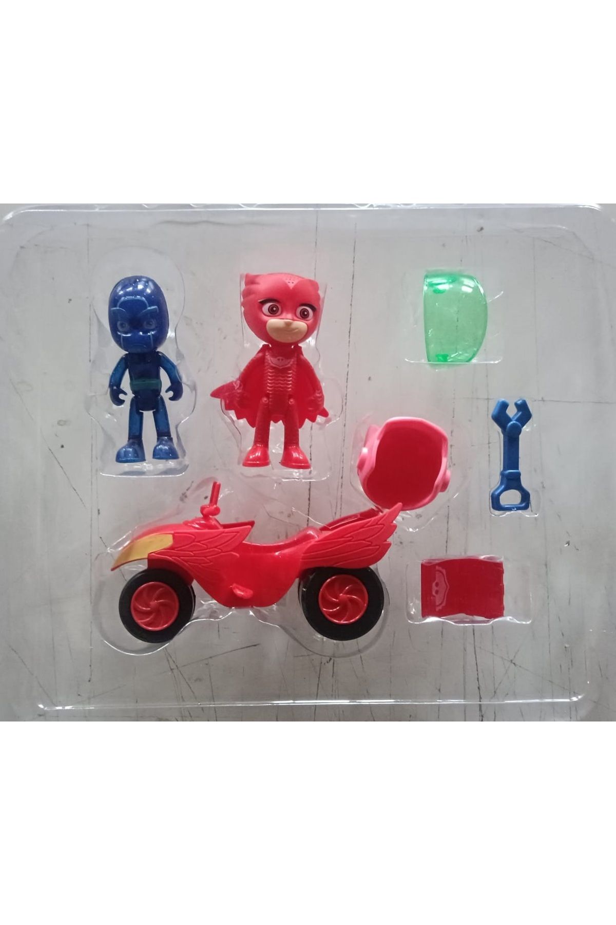 TURKAFONE 2 Li Arabalı Pj mask Maskeliler Oyuncak ve Aksesuarları