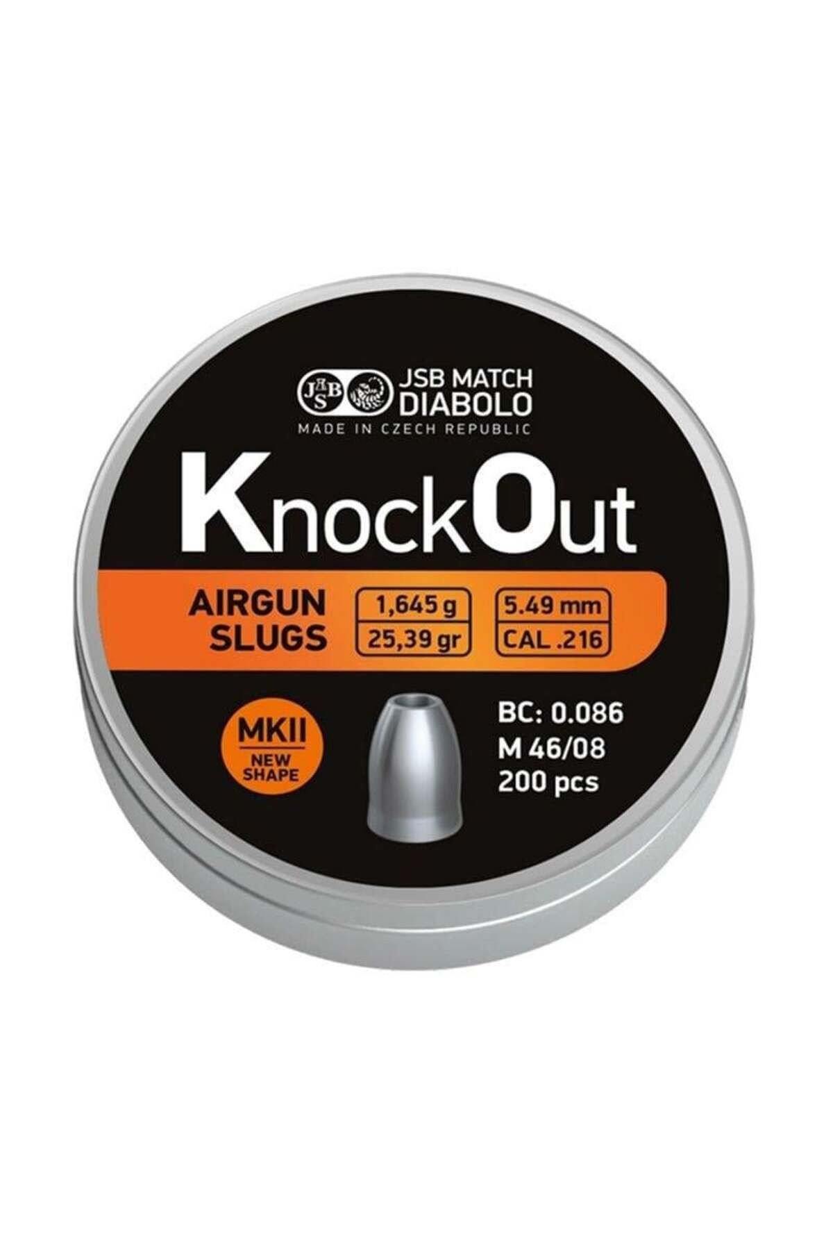JSB DIABOLO KNOCKOUT MKII 5.49 MM SACMA (CAL216)